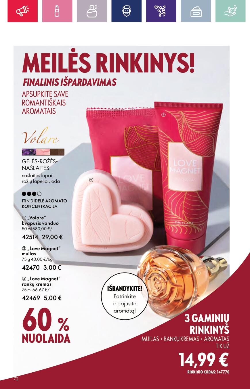 Naujas ORIFLAME katalogas galioja 2023.09.13 - 2023.10.03