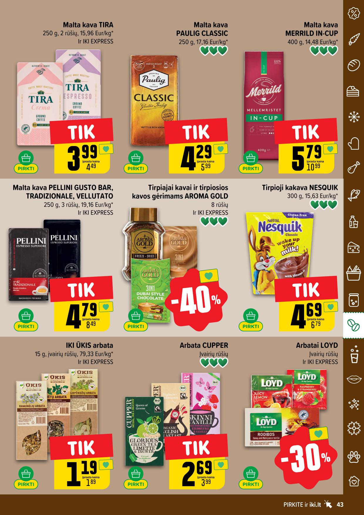 Naujausias IKI kaininis katalogas 2026.01.26 - 2026.02.01