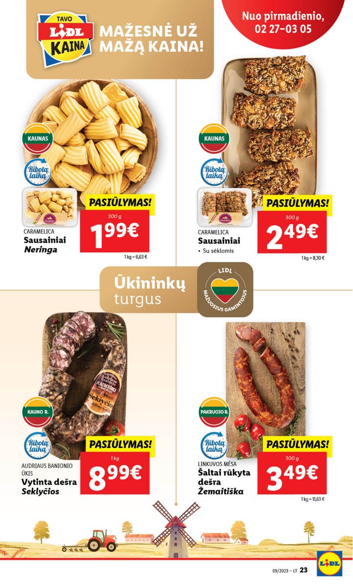 Naujausias LIDL kaininis katalogas 2023.02.27 - 2023.03.05