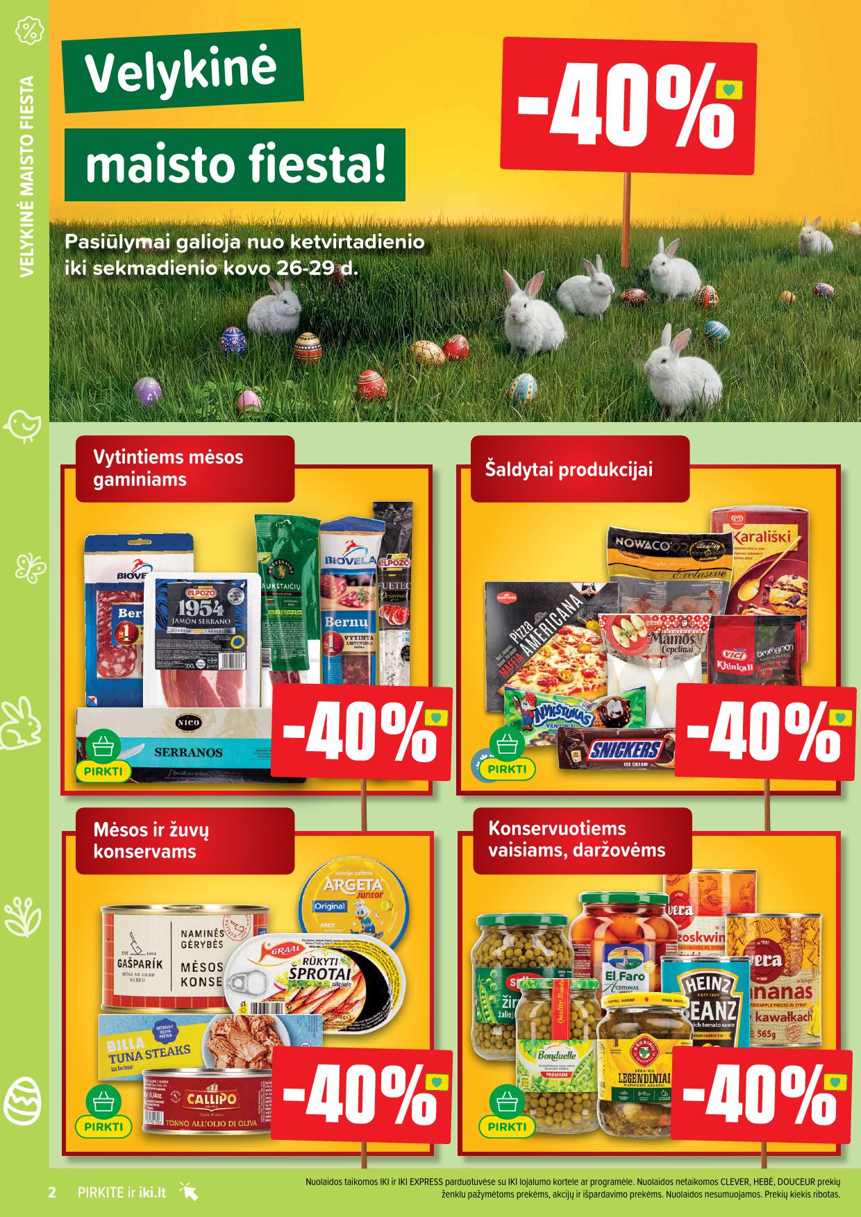 Naujausias IKI kaininis katalogas 2026.03.23 - 2026.03.29