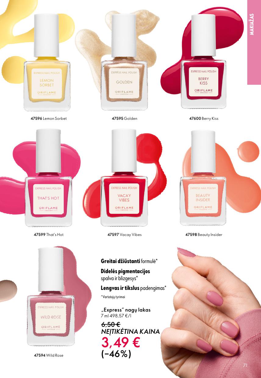 ORIFLAME katalogas galioja 2026.05.13 - 2026.06.02