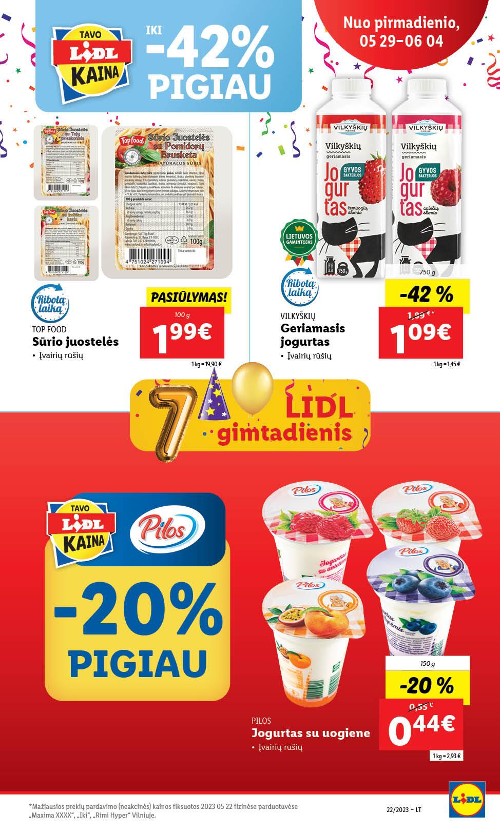 Naujausias LIDL kaininis katalogas 2023.05.29 - 2023.06.04