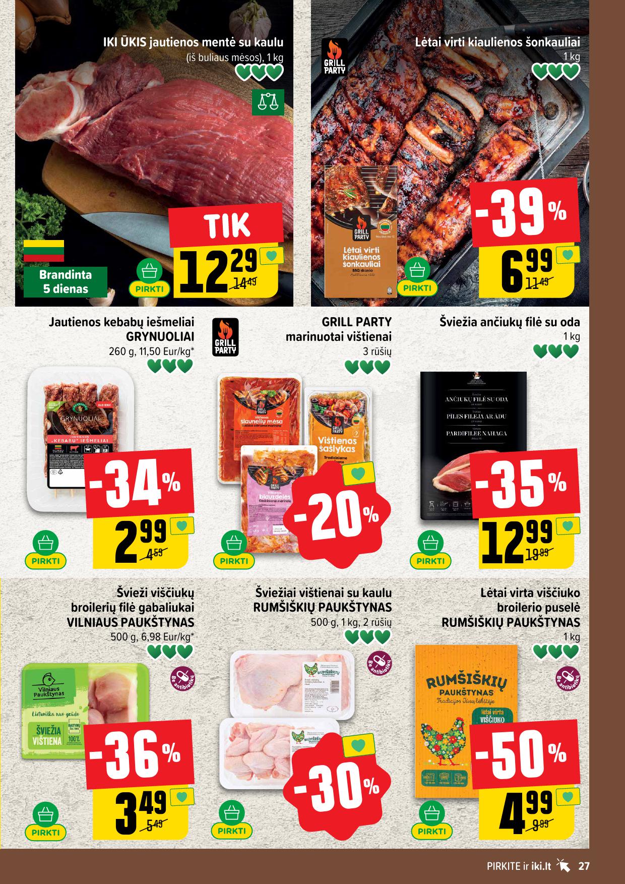 Naujausias IKI kaininis katalogas 2026.04.13 - 2026.04.19