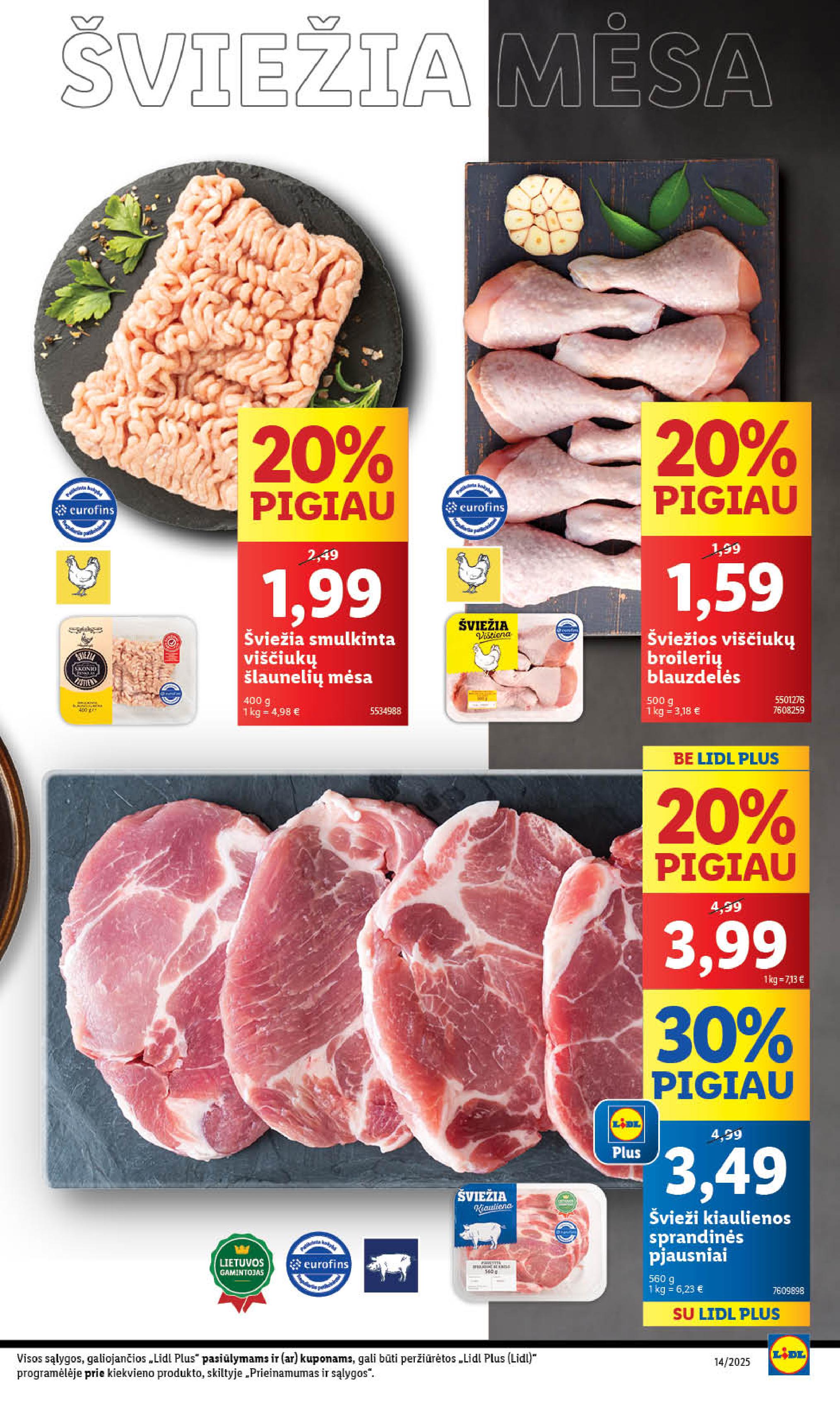 Naujausias LIDL kaininis katalogas 2025.03.31 - 2025.04.06