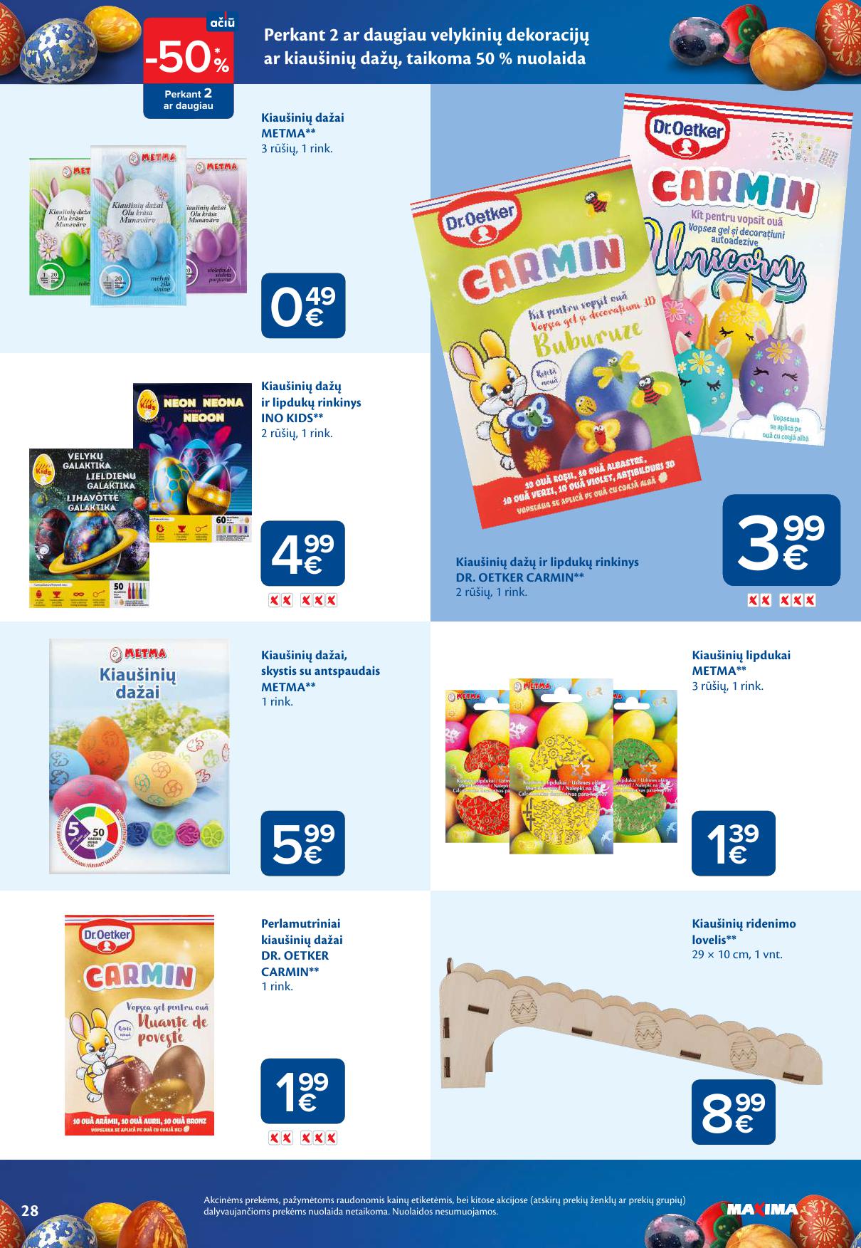 MAXIMA katalogas "VELYKŲ MĖNUO" 2026.03.03 - 2026.04.06