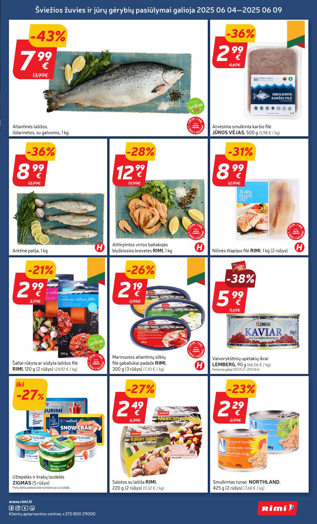 RIMI nuolaidų ir akcijų leidinys Nr.23 nuo 2025.06.03 iki 2025.06.09