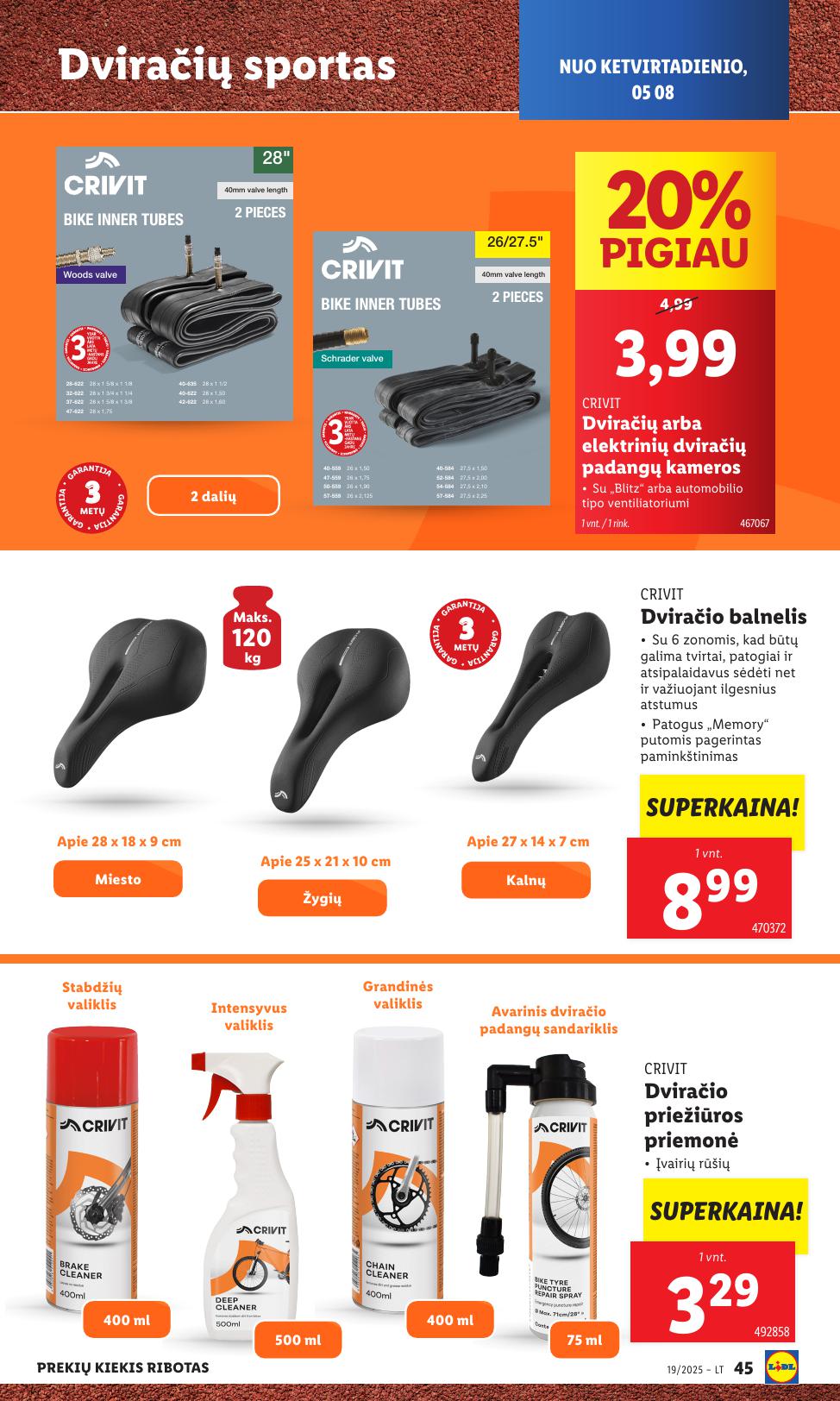 LIDL ne maisto prekių leidinys 2025.05.05 - 2025.05.11