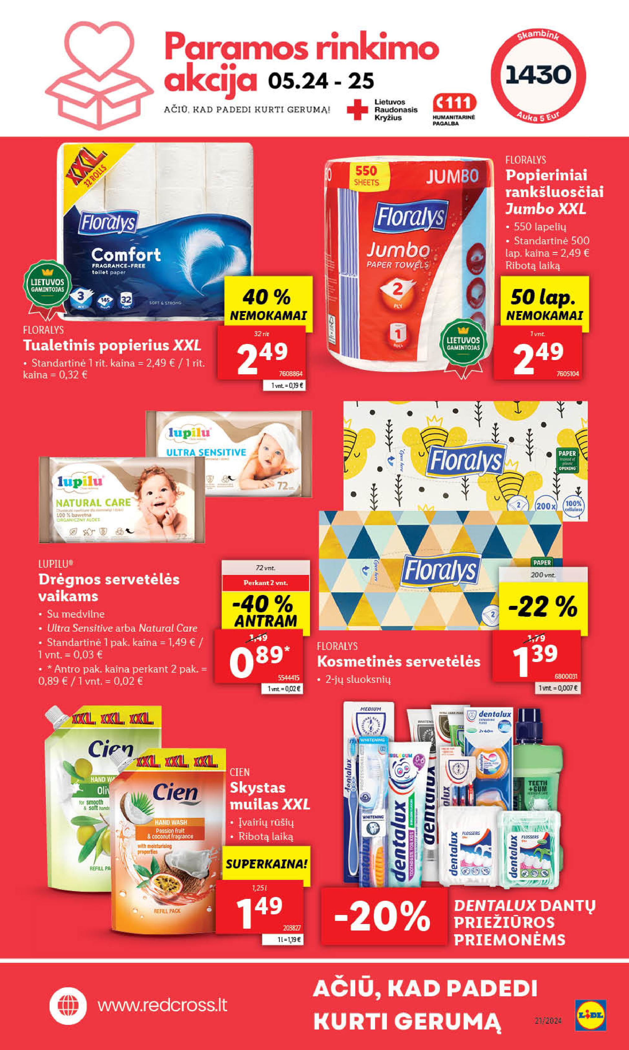Naujausias LIDL kaininis katalogas 2024.05.20 - 2024.05.26