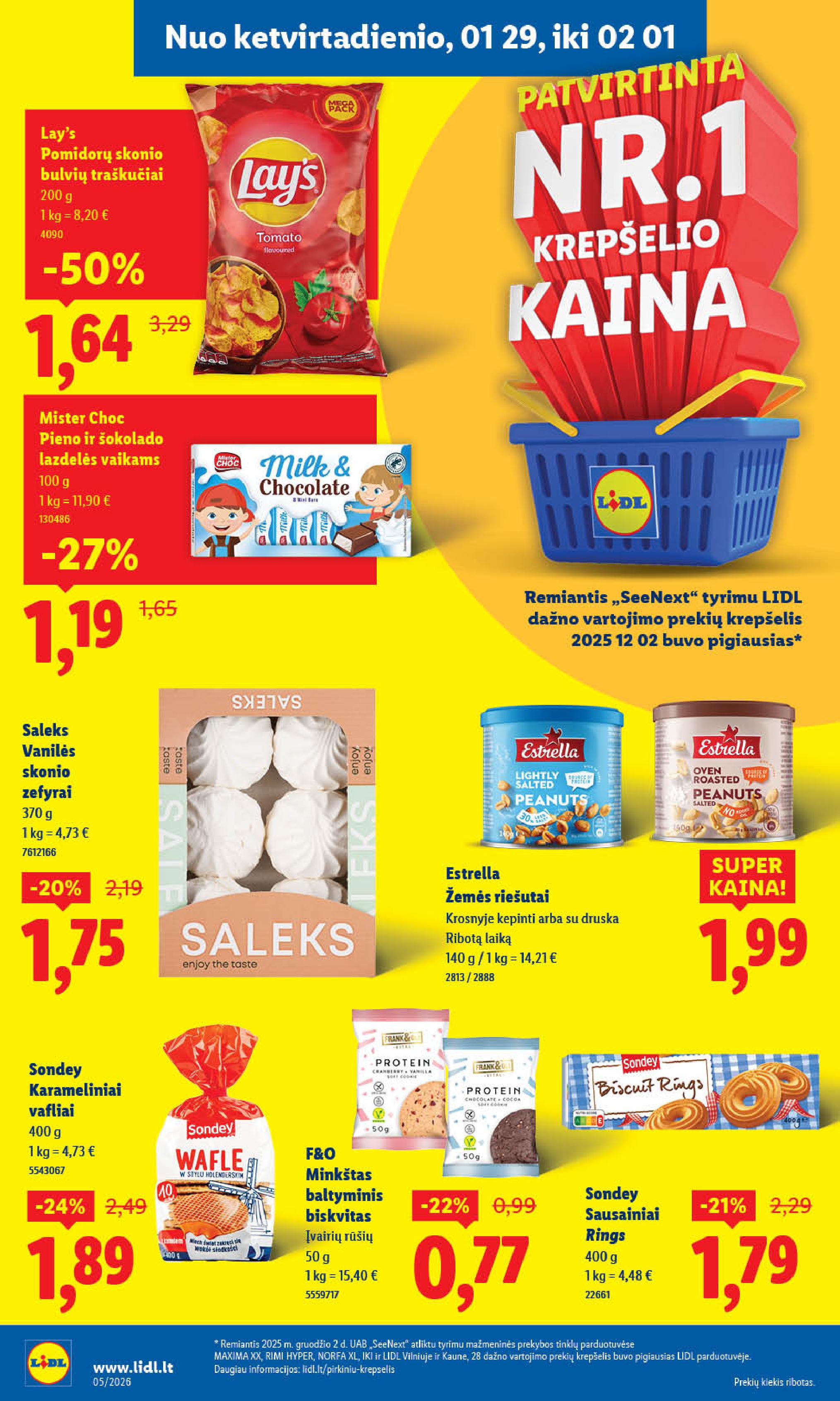 Naujausias LIDL kaininis katalogas 2026.01.26 - 2026.02.01