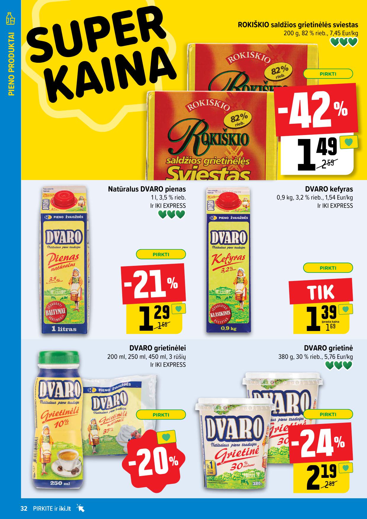 Naujausias IKI kaininis katalogas 2024.03.25 - 2024.03.30