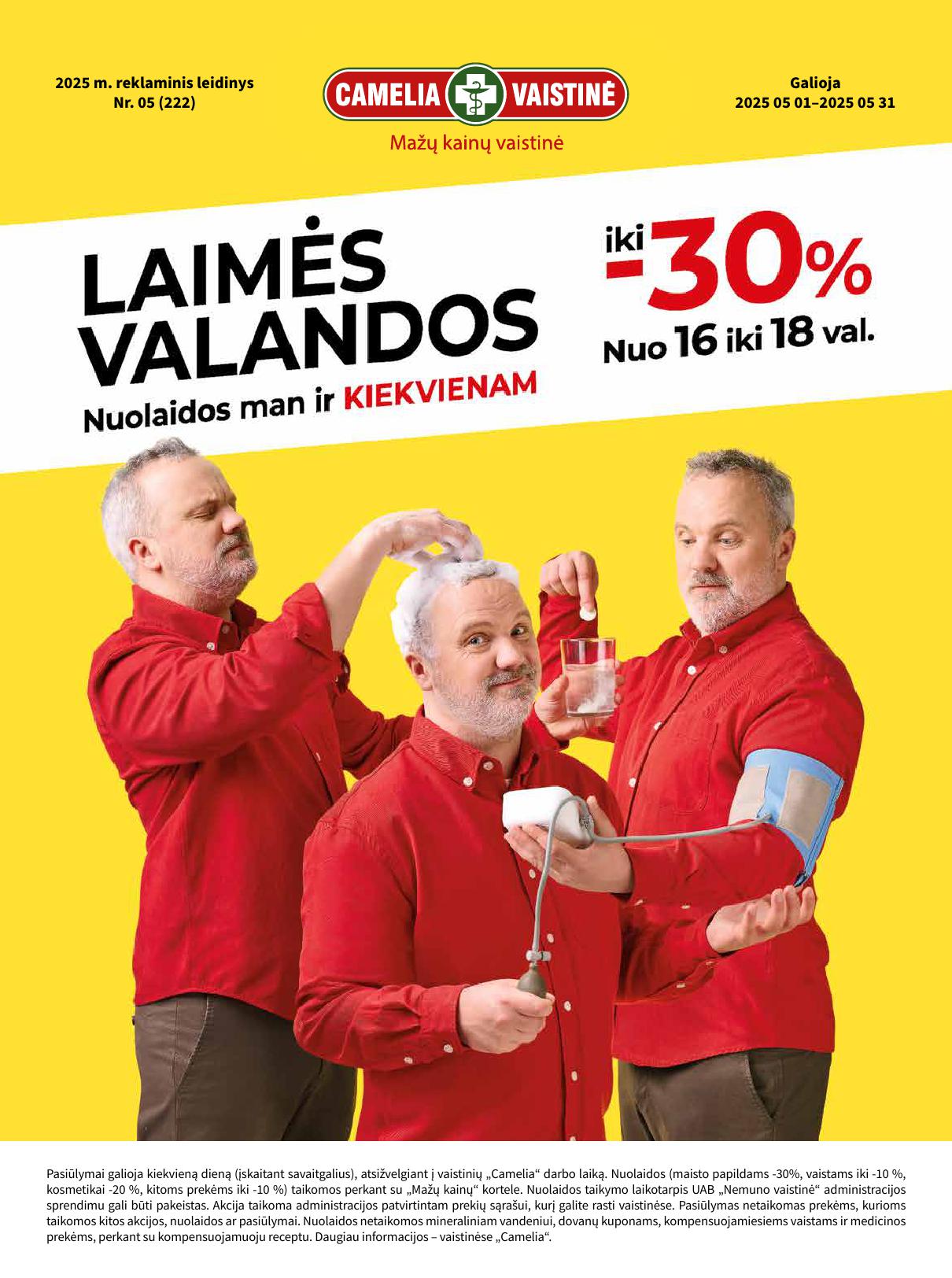 Naujas CAMELIA leidinys nuo 2025.05.01 iki 2025.05.31