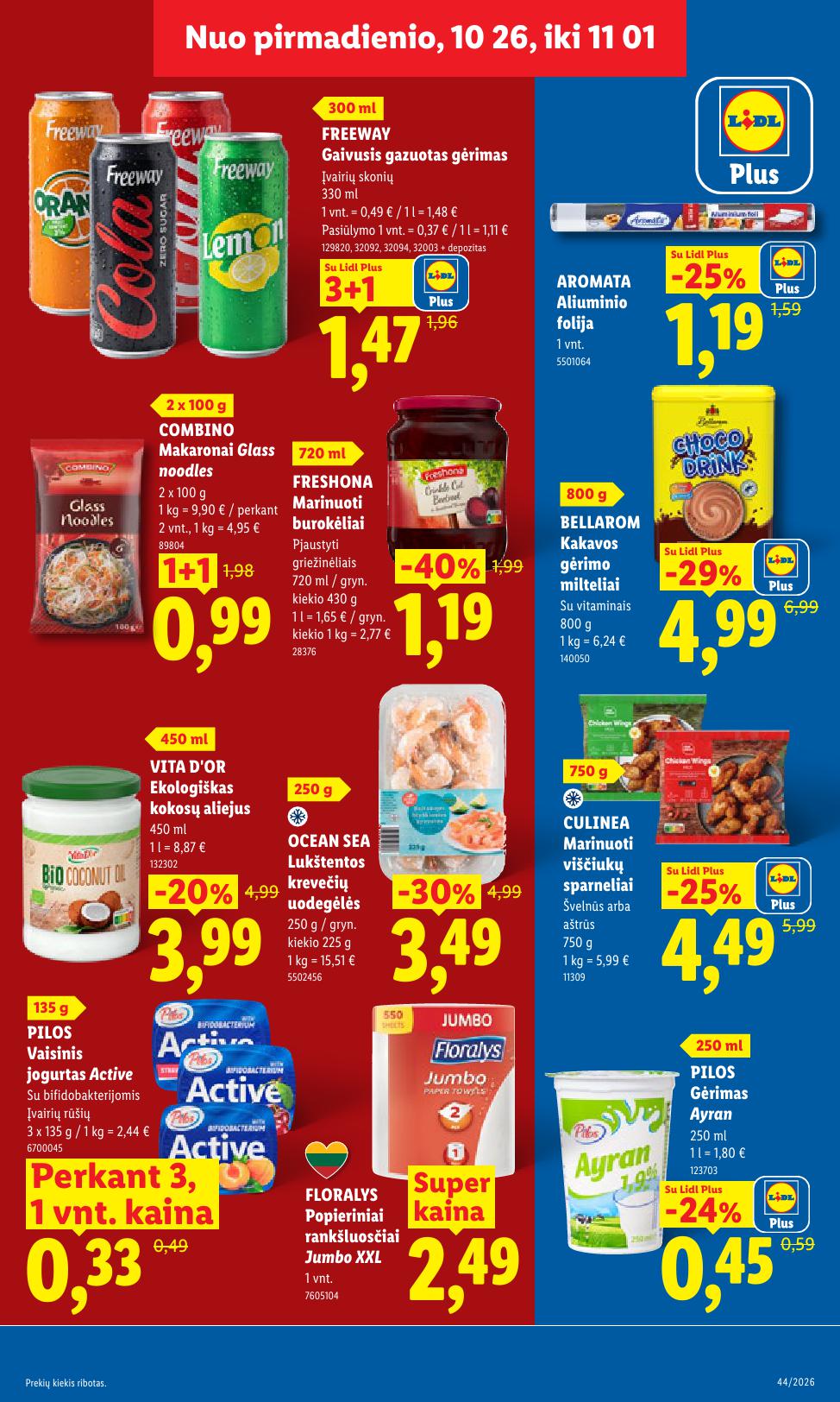 Naujas LIDL leidinys nuo 2026.10.26 iki 2026.11.01