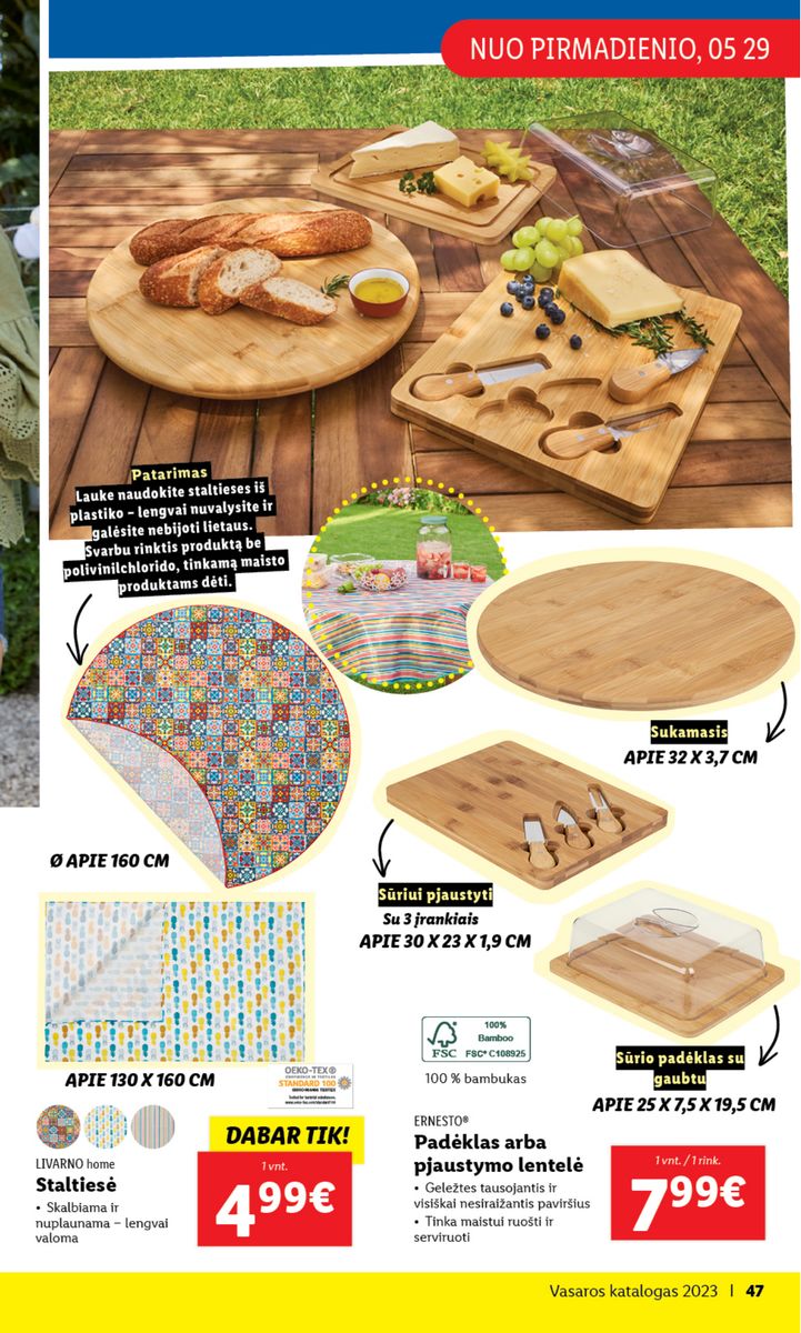 LIDL Vasaros katalogas 2023