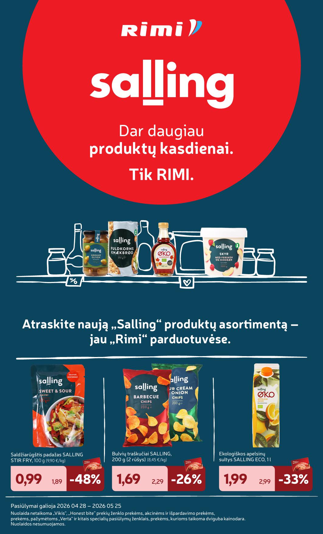 RIMI akcijų ir nuolaidų leidinys Nr.20 2026.05.12  - 2026.05.18