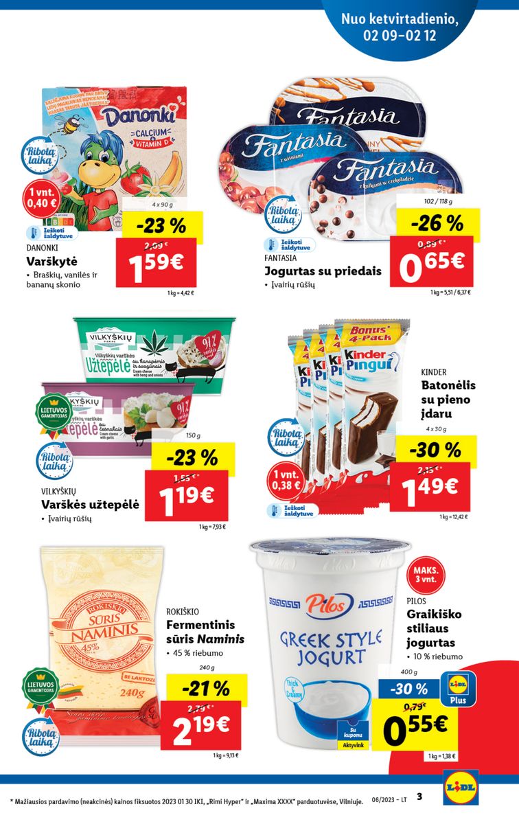 Naujausias LIDL kaininis katalogas 2023.02.06 - 2023.02.12