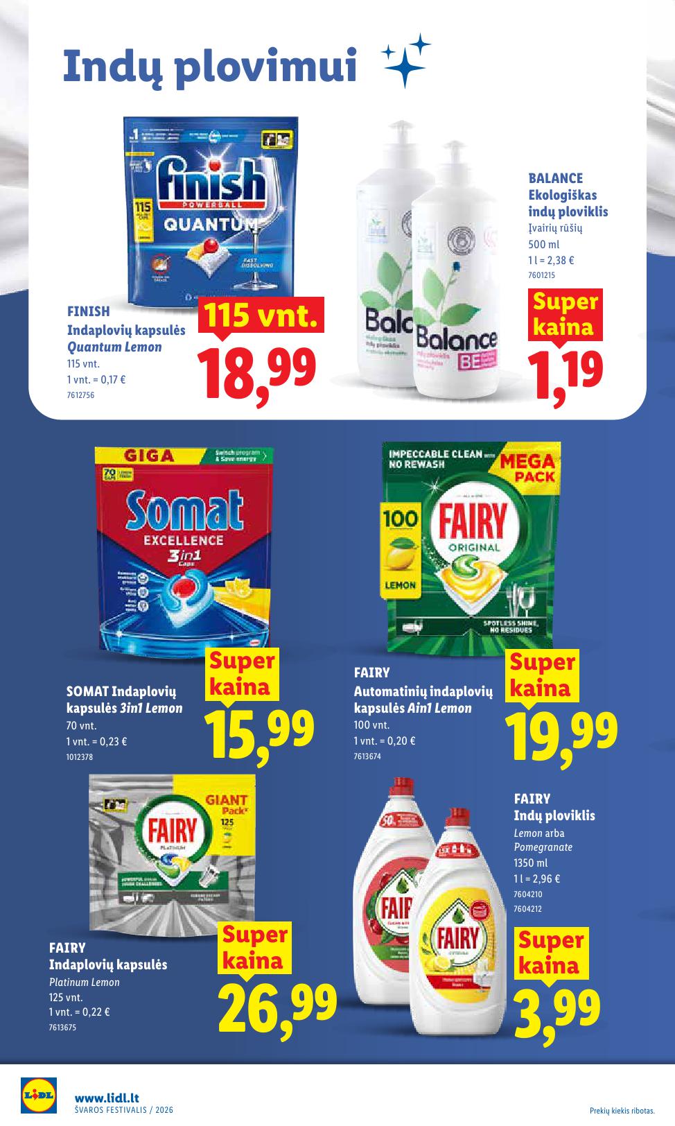 Naujausias LIDL kaininis katalogas 2026.06.01 - 2026.06.07