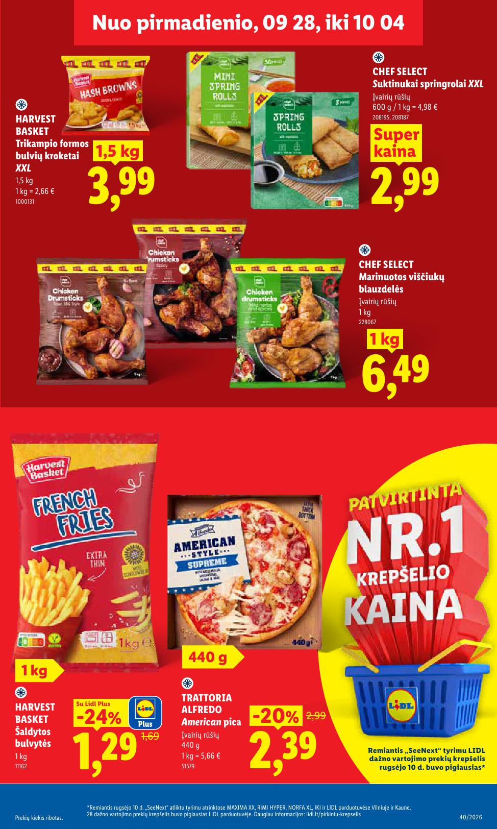 Naujausias LIDL kaininis katalogas 2026.09.28 - 2026.10.04