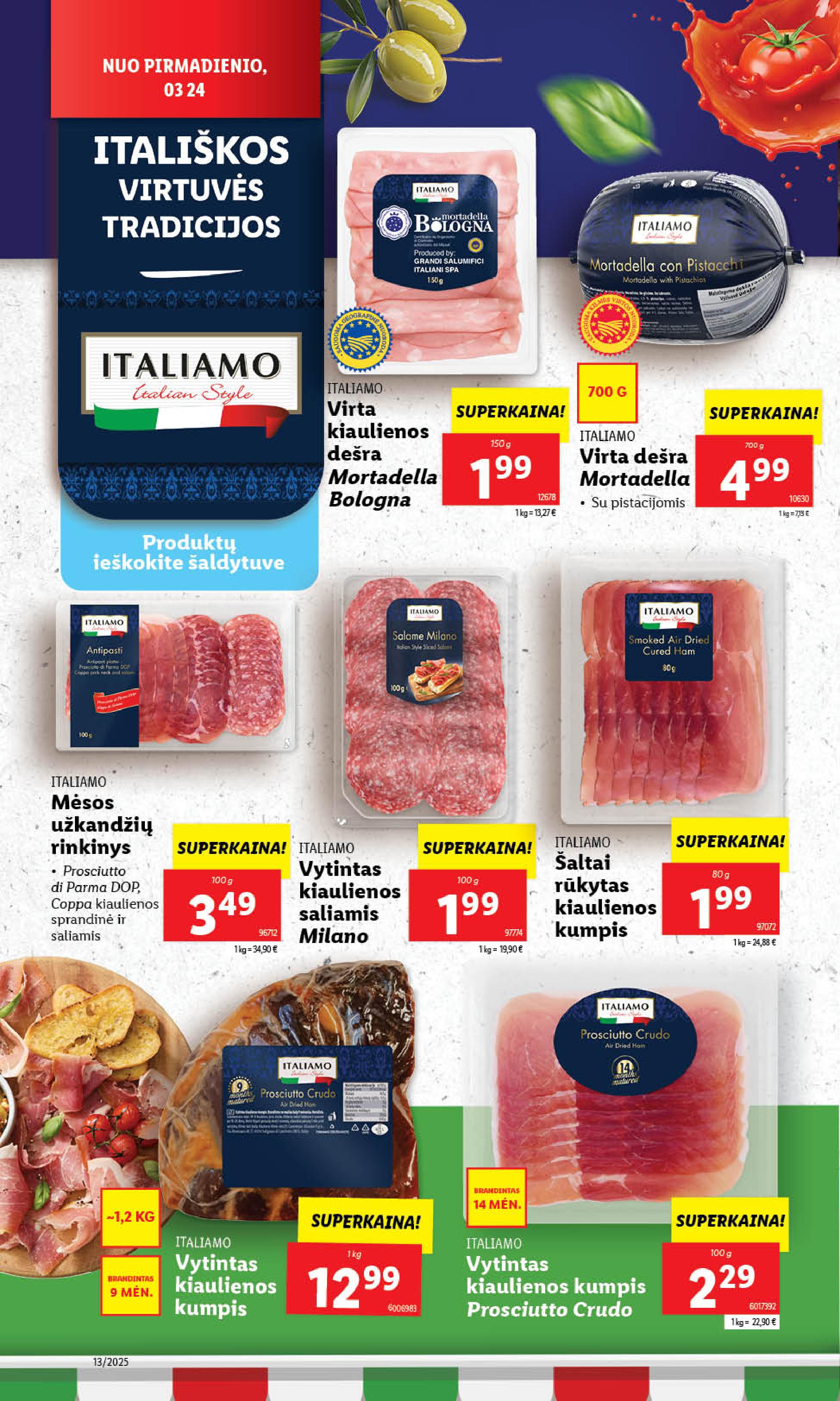 Naujausias LIDL kaininis katalogas 2025.03.24 - 2025.03.30
