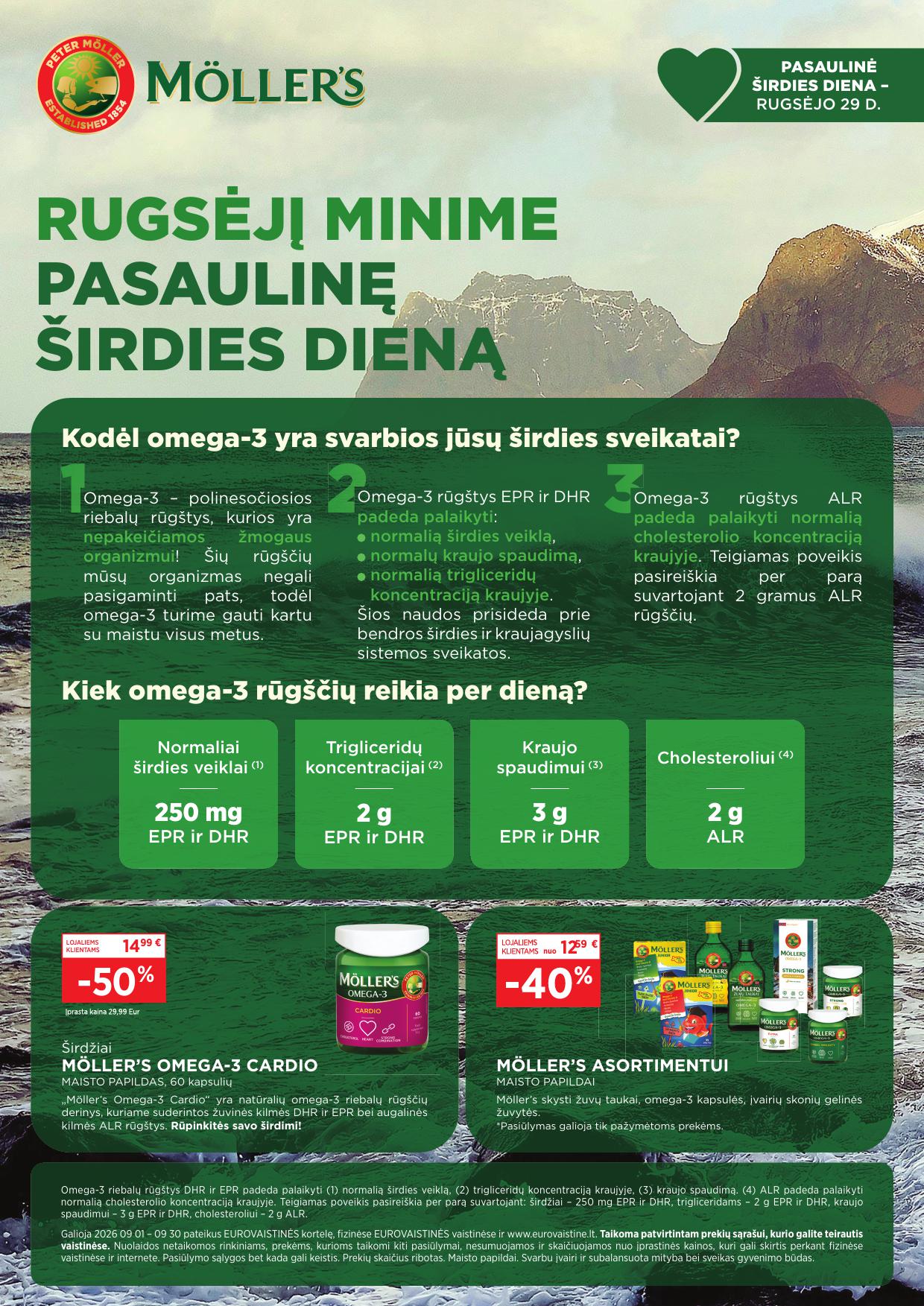 EUROVAISTINĖ akcijų ir nuolaidų leidinys 2026.09.01 - 2026.09.30