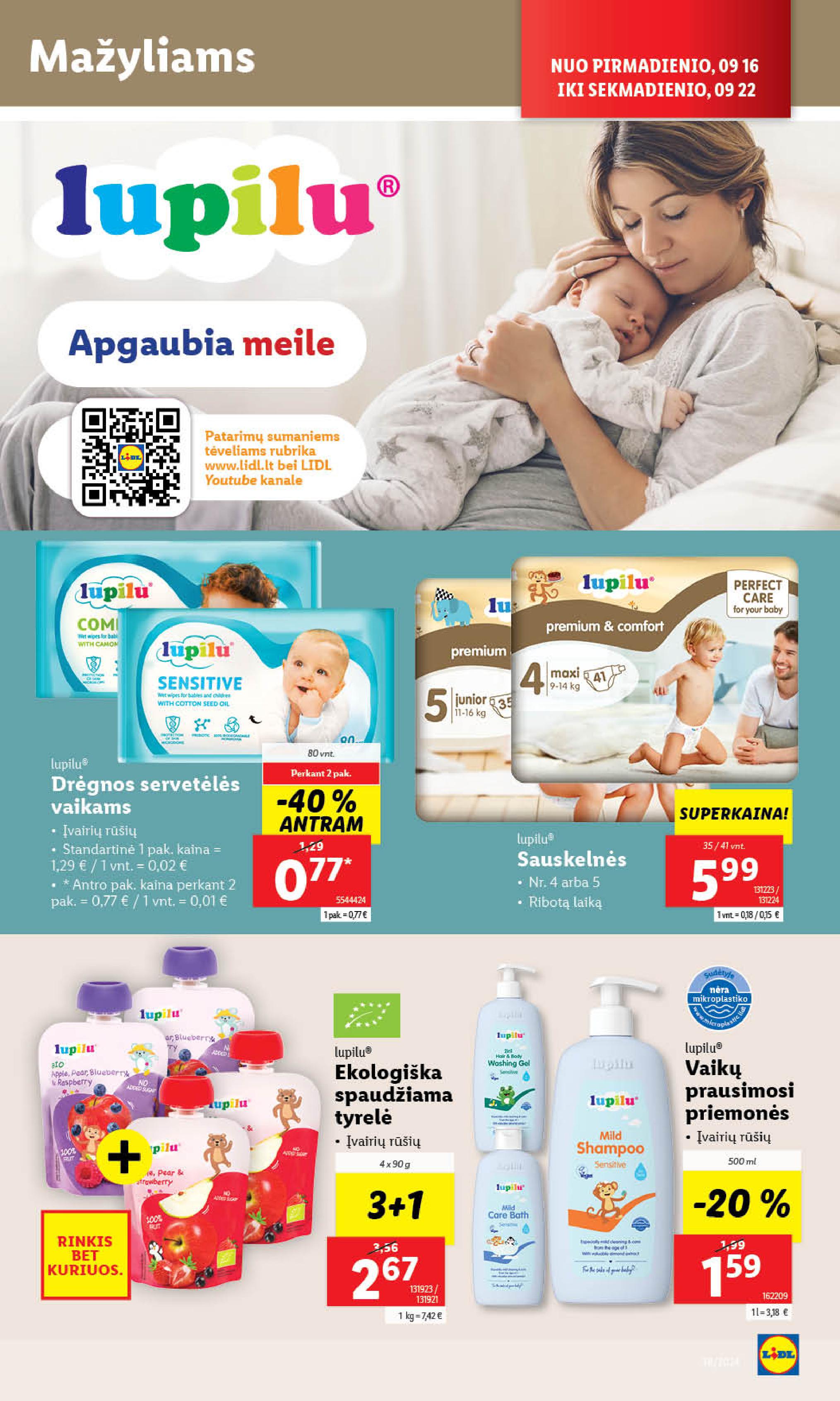 Naujausias LIDL kaininis katalogas 2024.09.16 - 2024.09.22