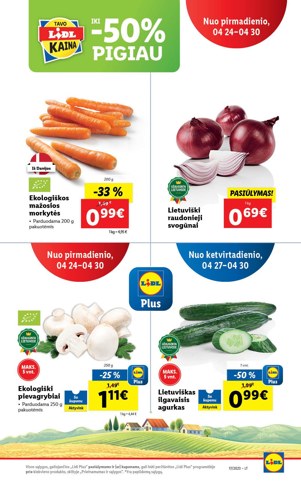 Naujausias LIDL kaininis katalogas 2023.04.24 - 2023.04.30