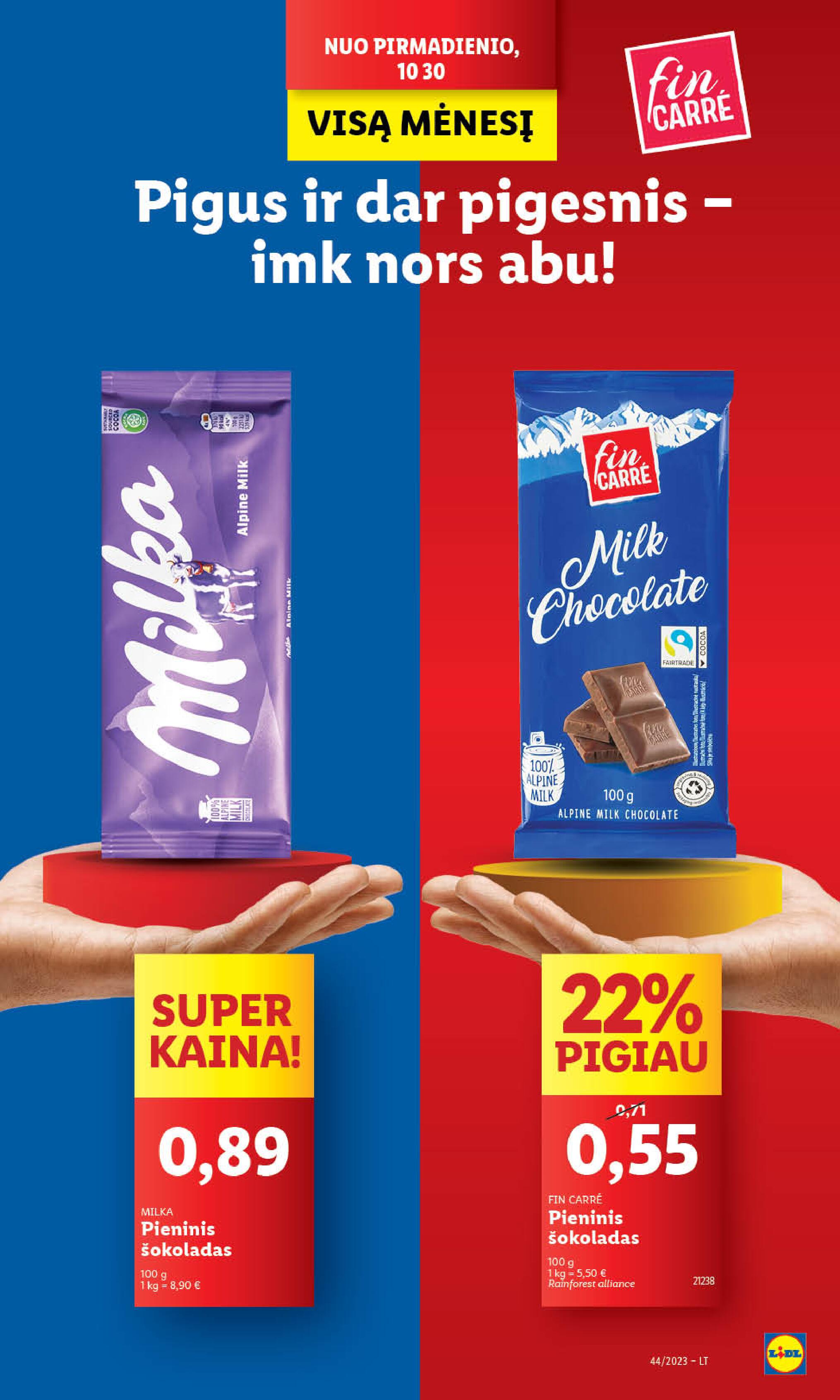 Naujausias LIDL kaininis katalogas 2023.10.30 - 2023.11.05