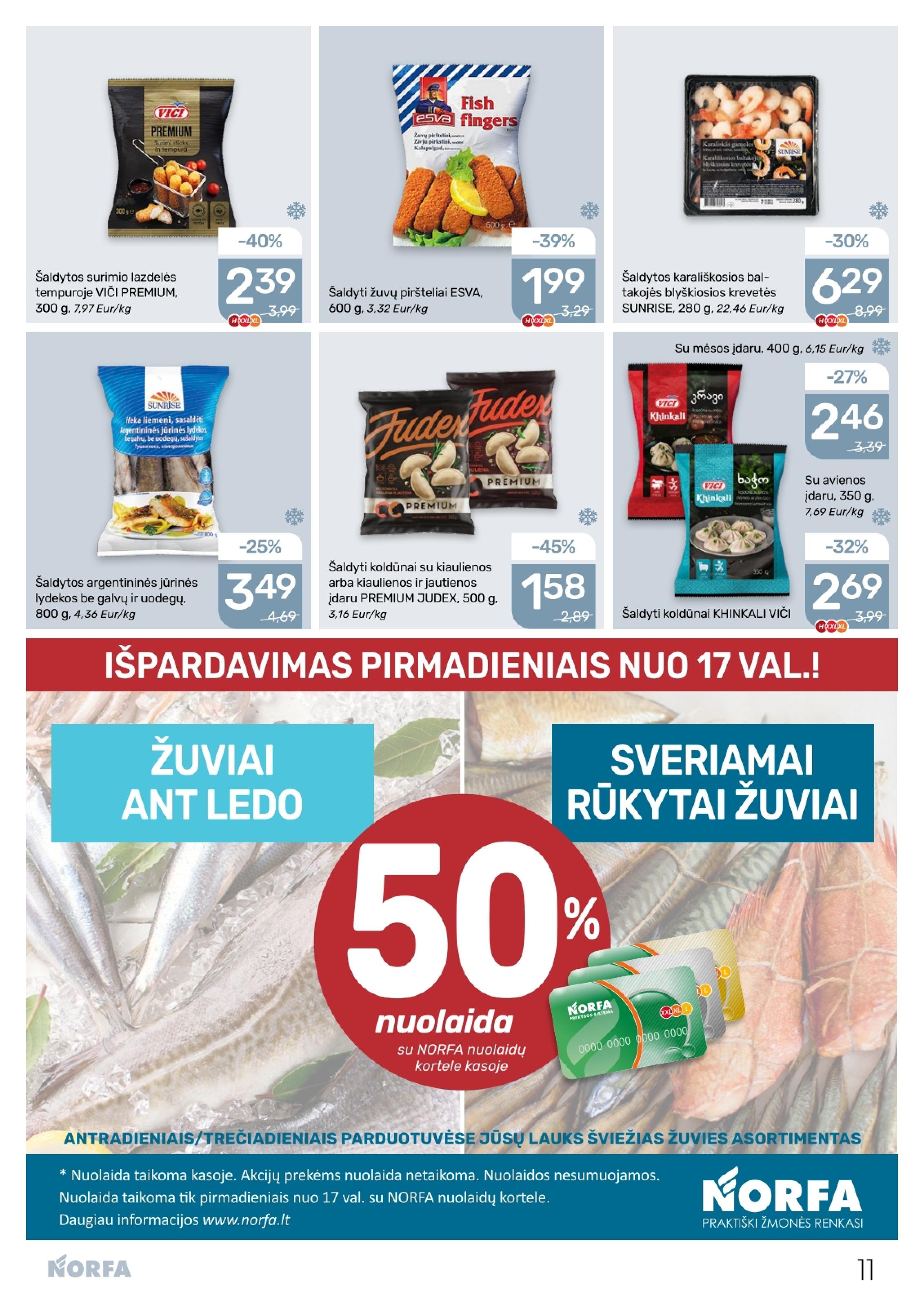 Naujausias NORFA kaininis katalogas 2026.05.14 - 2026.05.27