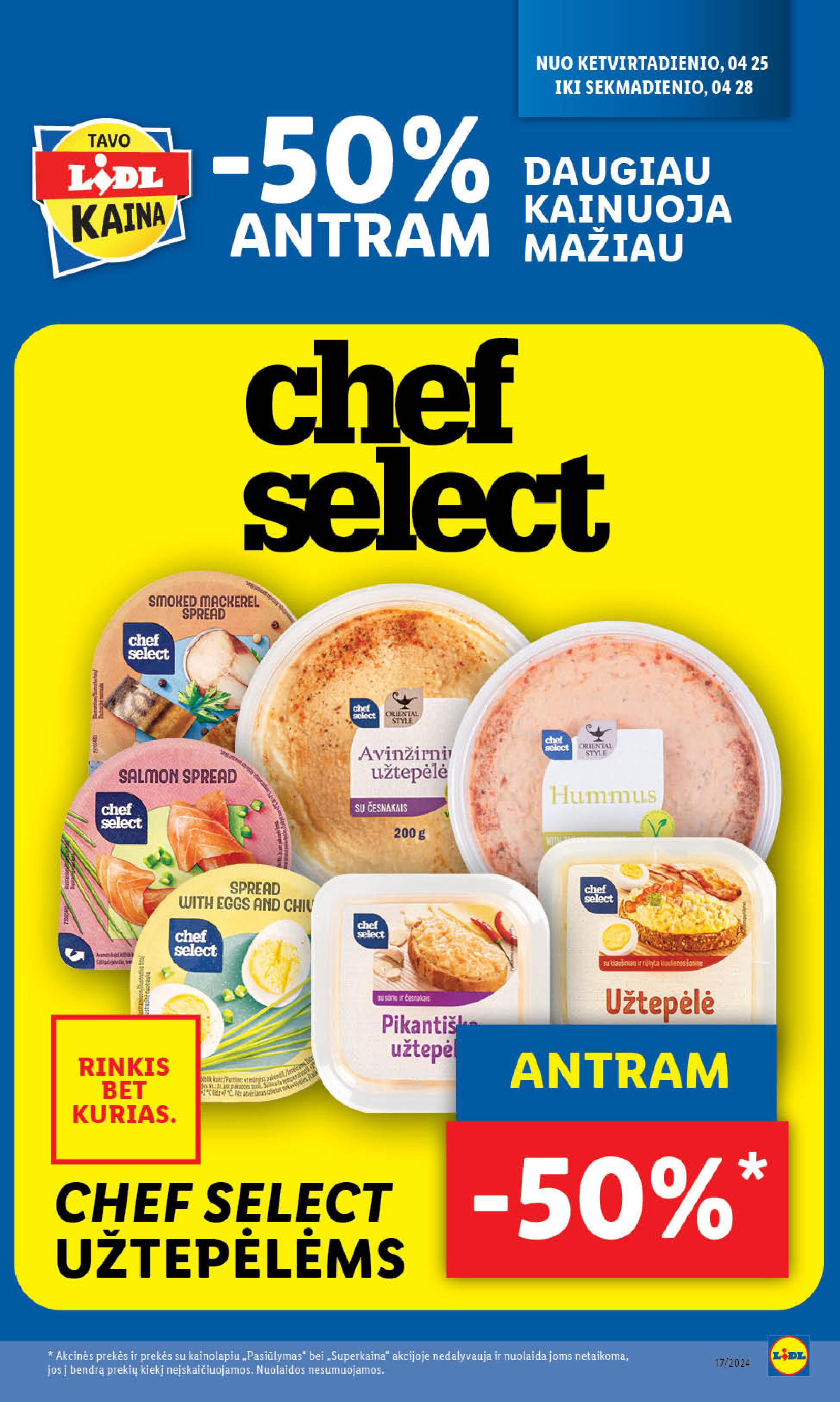 Naujausias LIDL kaininis katalogas 2024.04.22 - 2024.04.28