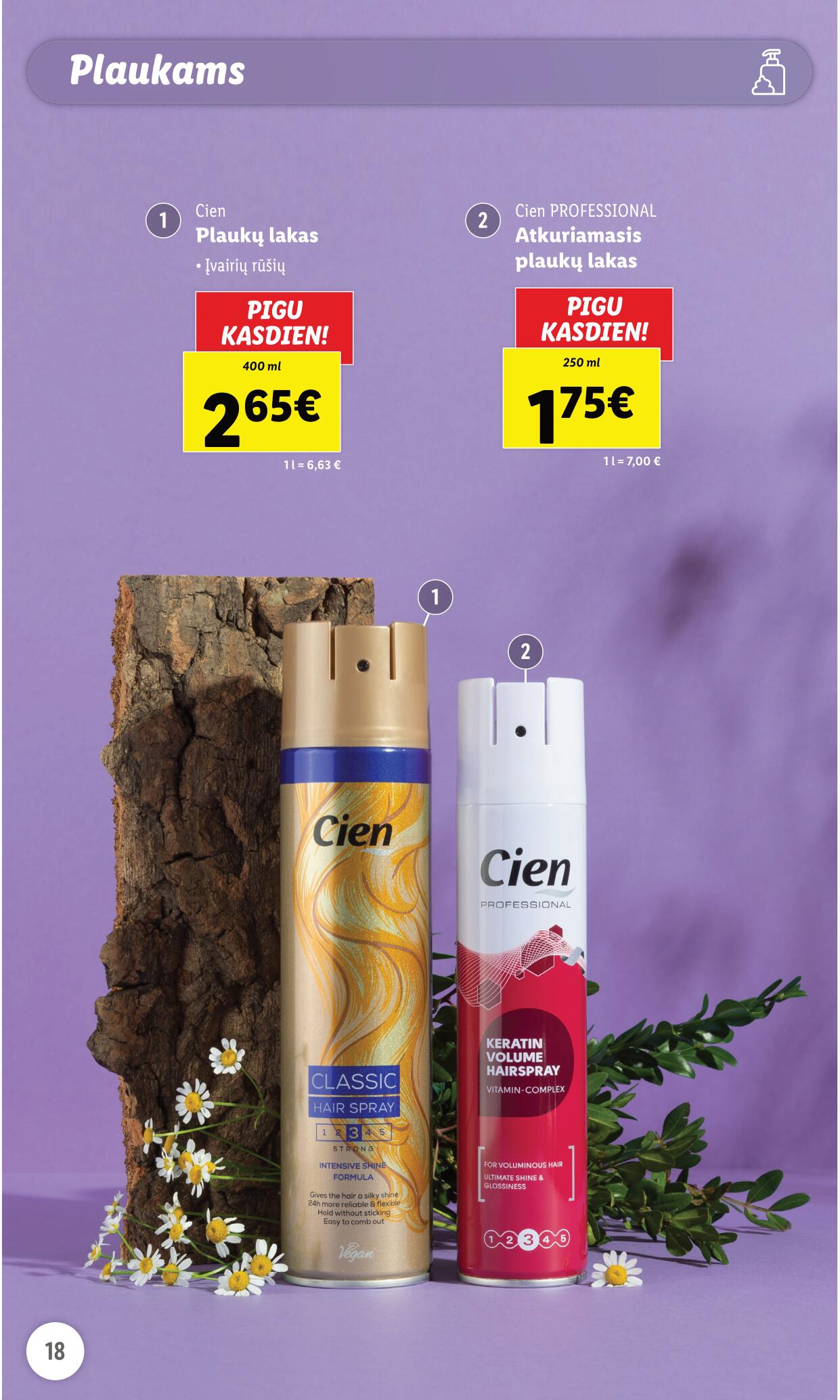 LIDL prekių katalogas "Grožio festivalis" galioja nuo 2023.05.01