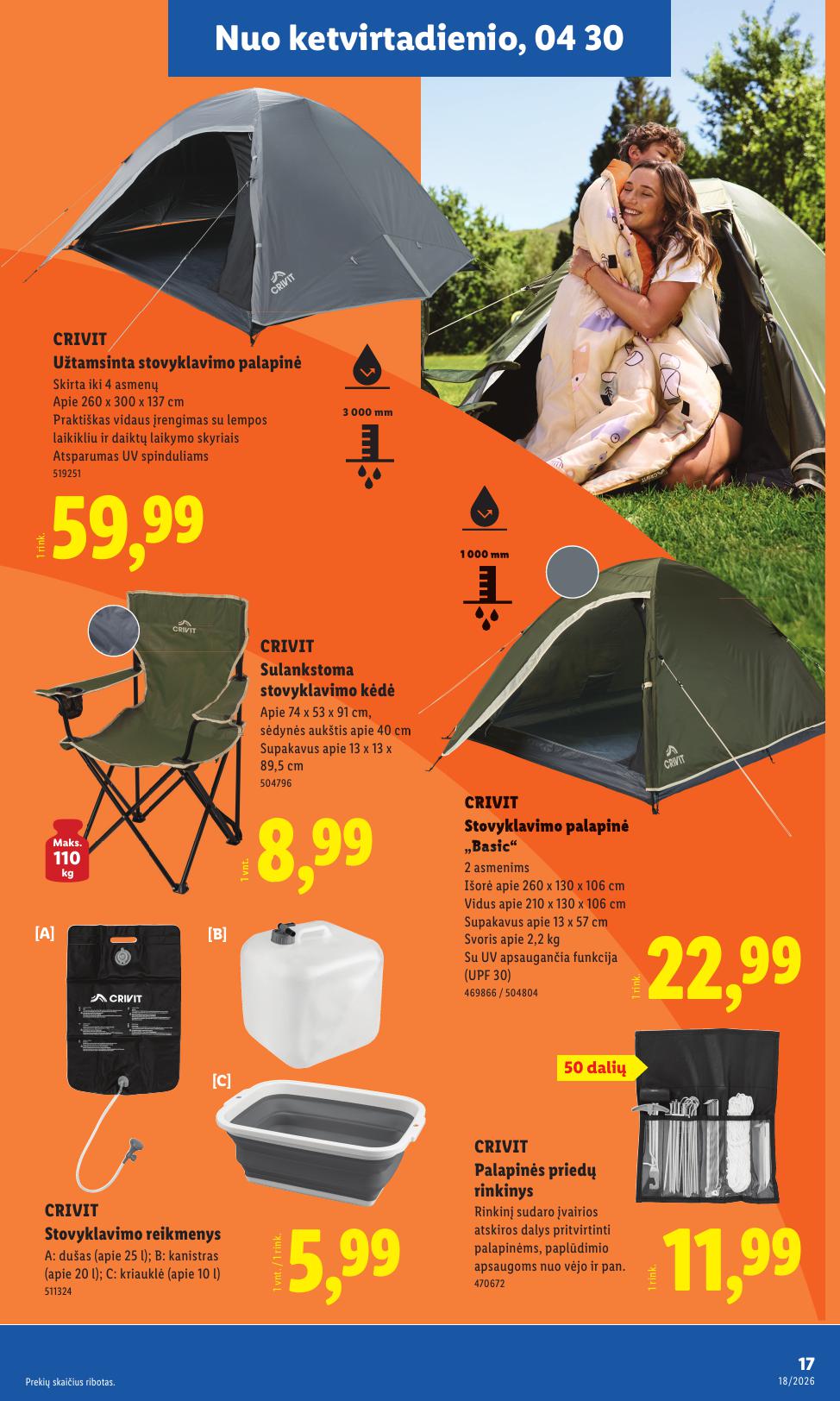 LIDL ne maisto prekių leidinys 2026.04.27 - 2026.05.03