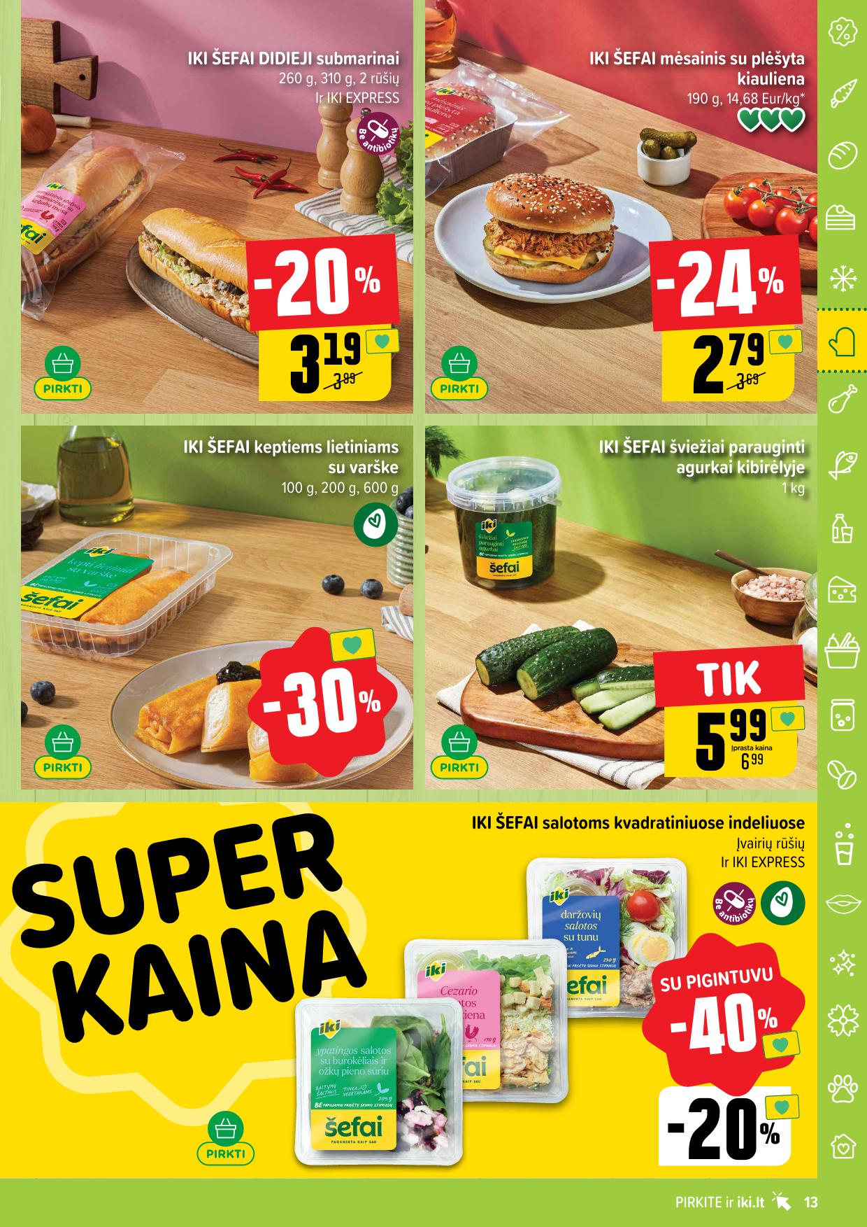 Naujausias IKI kaininis katalogas 2025.08.04 - 2025.08.10