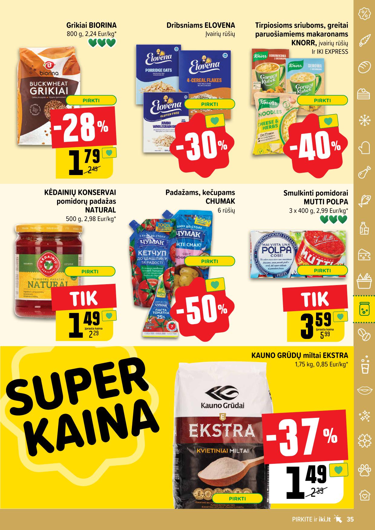Naujausias IKI kaininis katalogas 2024.10.21 - 2024.10.27