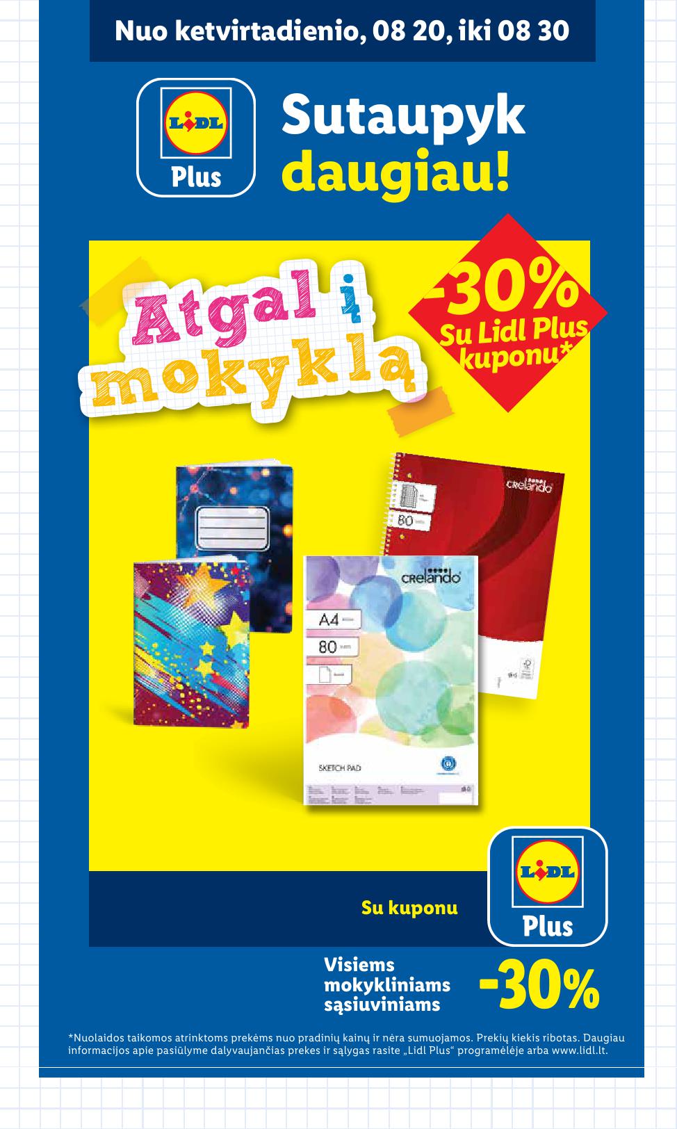 LIDL ne maisto prekių leidinys 2026.08.17 - 2026.08.23