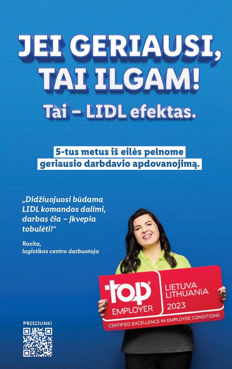 Naujausias LIDL kaininis katalogas 2023.02.13 - 2023.02.19 