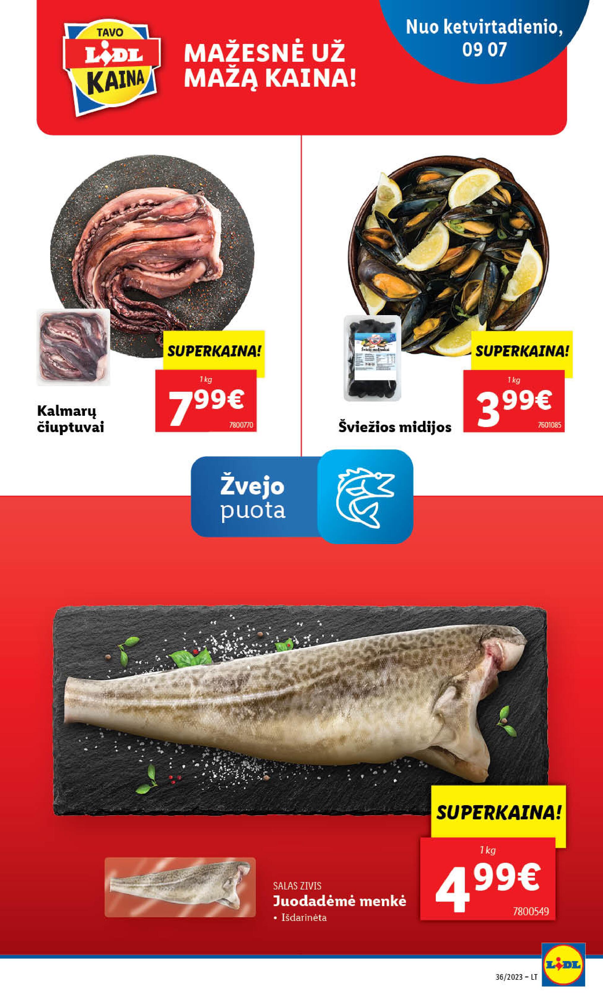 Naujausias LIDL kaininis katalogas 2023.09.04 - 2023.09.10