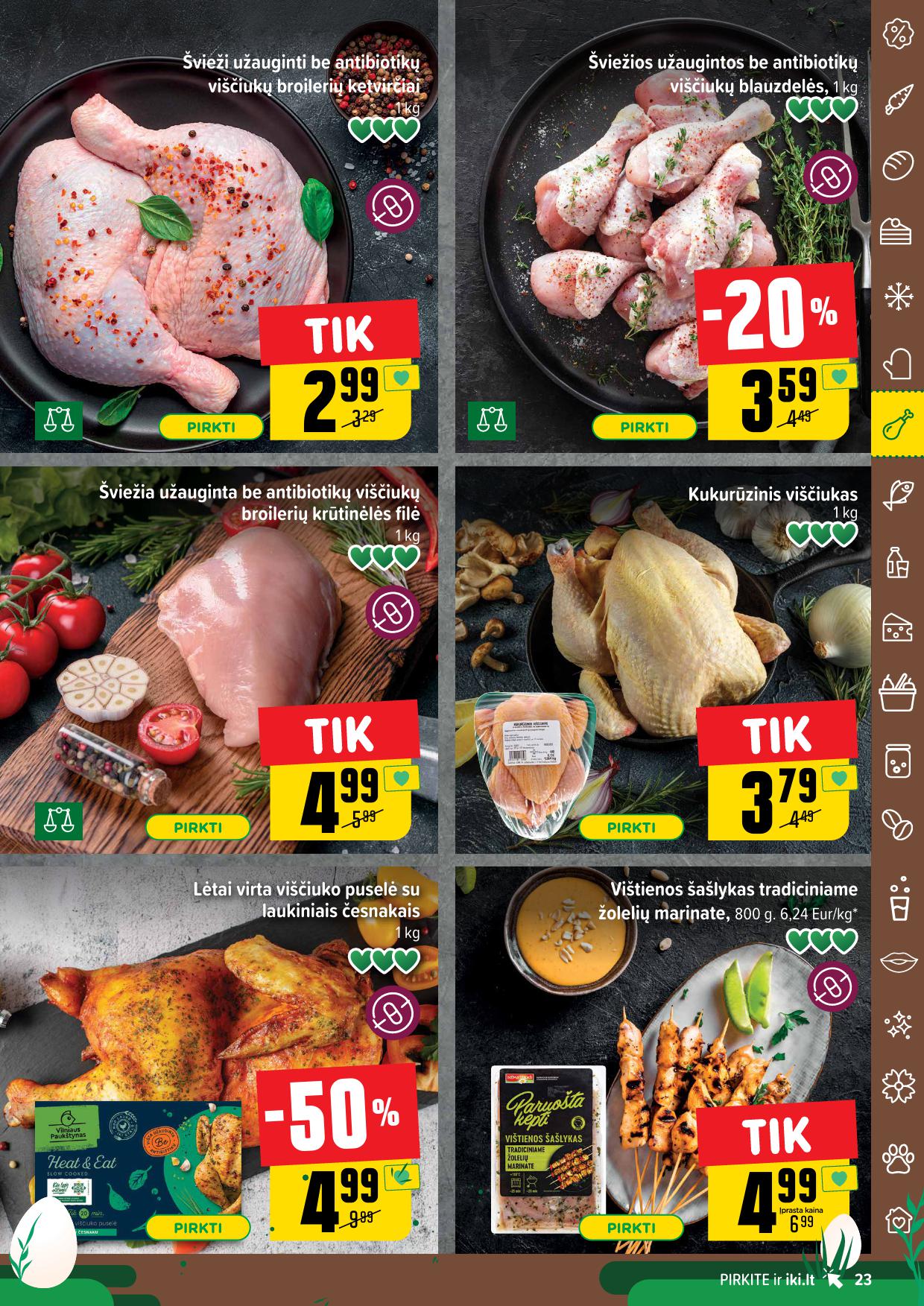 IKI SAVAITĖLĖ akcijų ir nuolaidų leidinys Nr.15 2025.04.07 - 2025.04.13