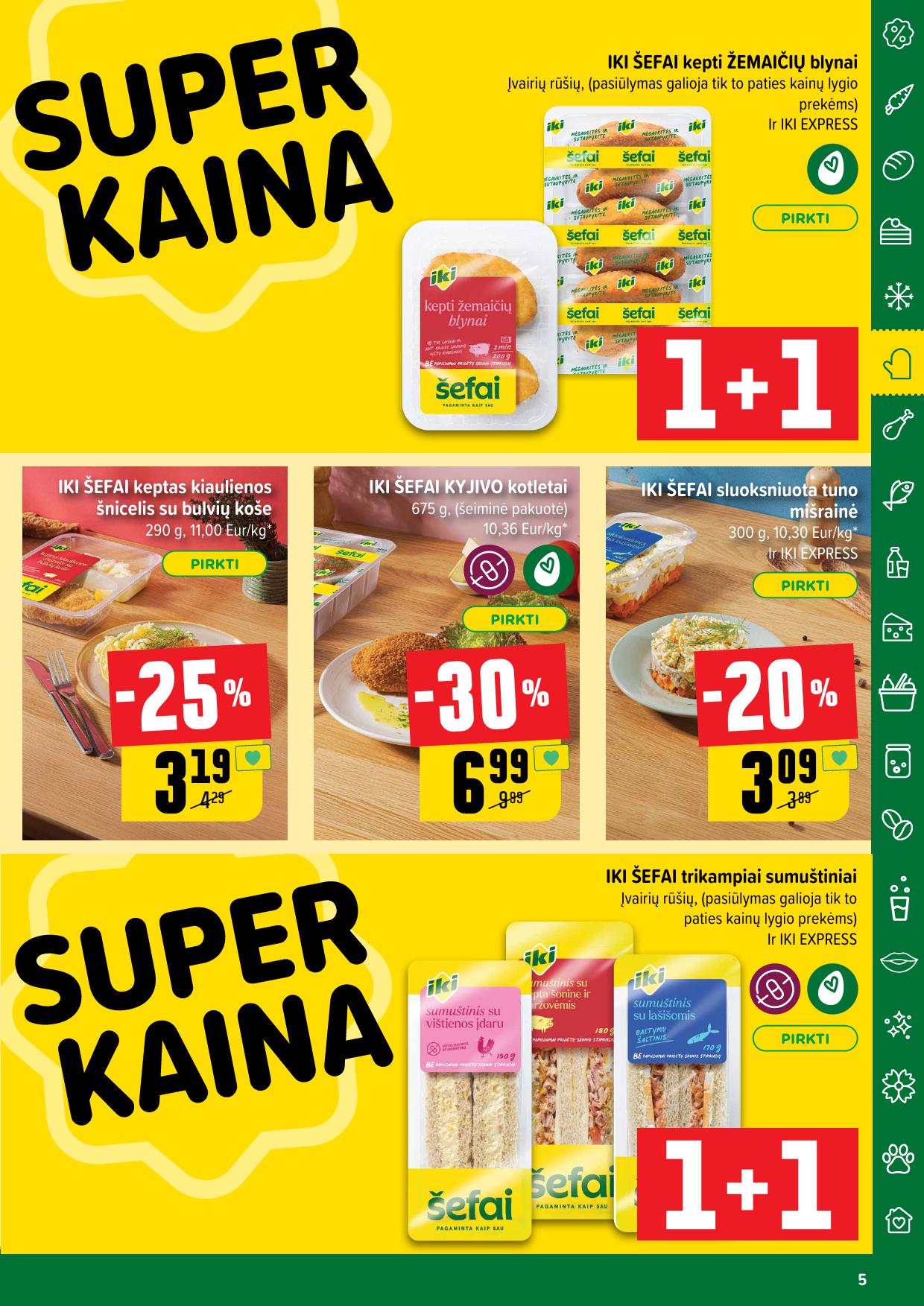 Naujausias IKI kaininis katalogas 2025.03.17 - 2025.03.23