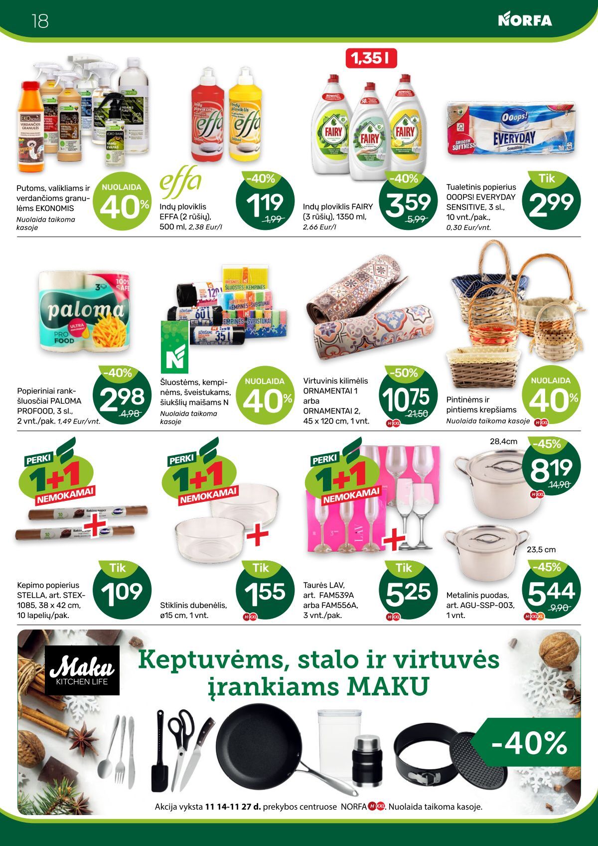 Naujausias NORFA kaininis katalogas 2024.11.14 - 2024.11.27