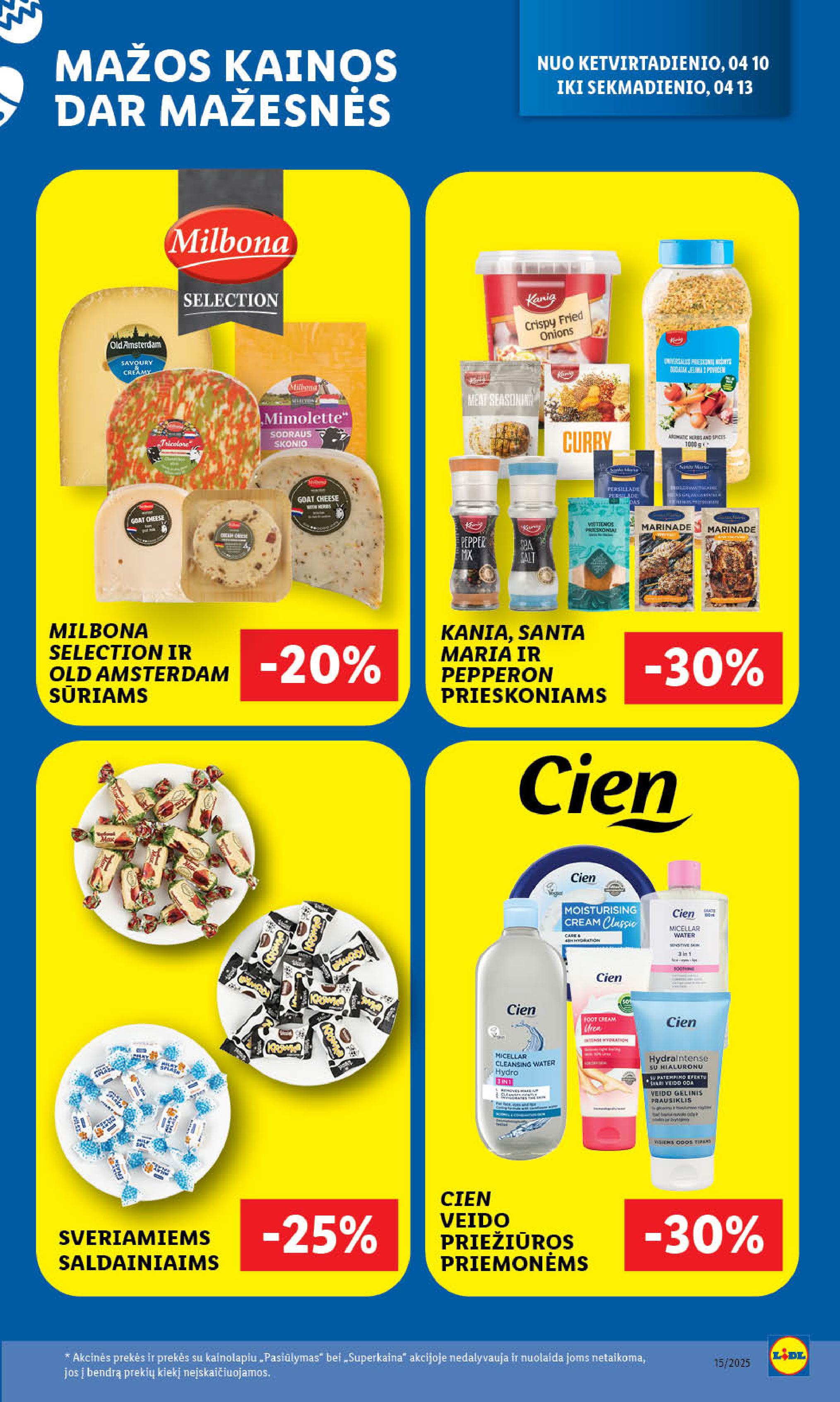 Naujausias LIDL kaininis katalogas 2025.04.07 - 2025.04.13