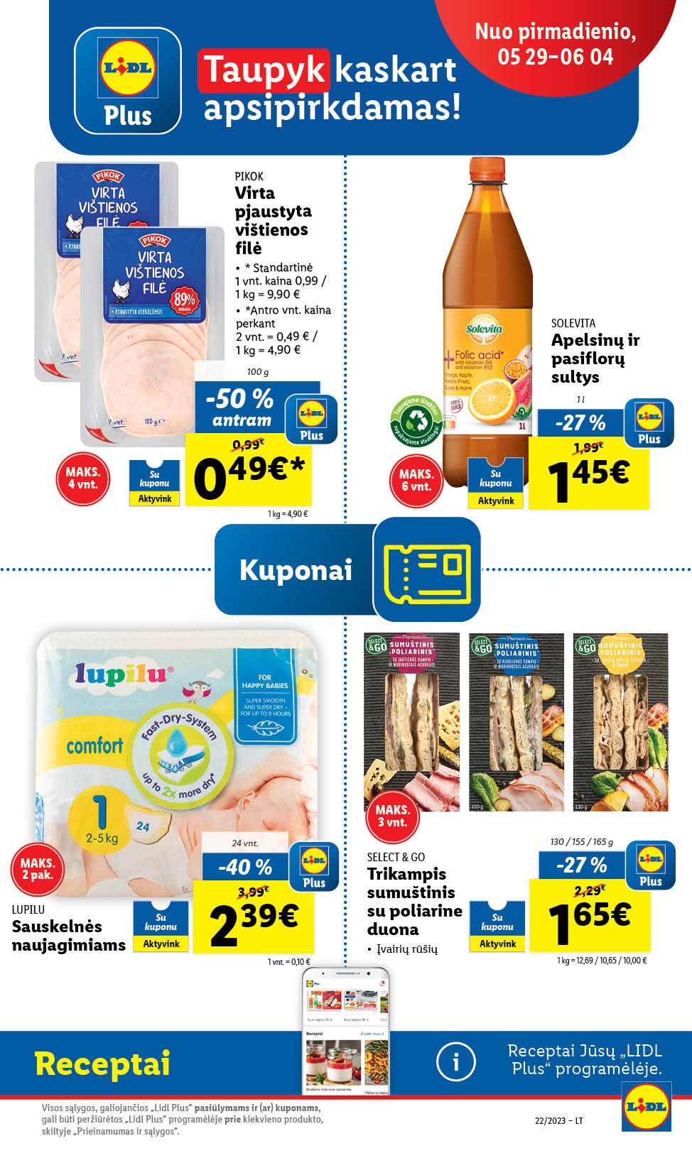 Naujausias LIDL kaininis katalogas 2023.05.29 - 2023.06.04