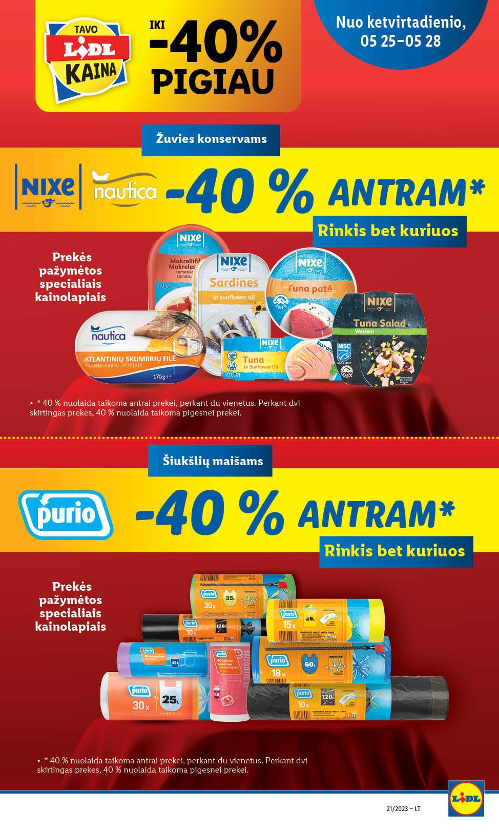 Naujausias LIDL kaininis katalogas 2023.05.22 - 2023.05.28