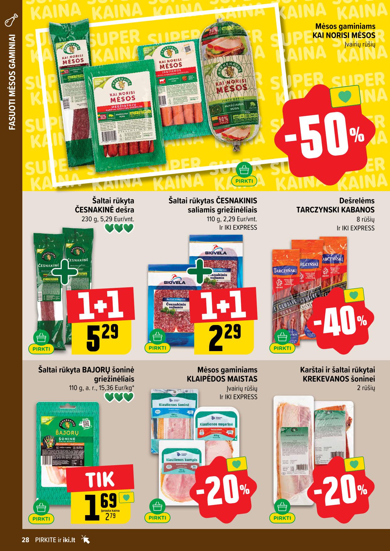 Naujausias IKI kaininis katalogas 2026.02.16 - 2026.02.22