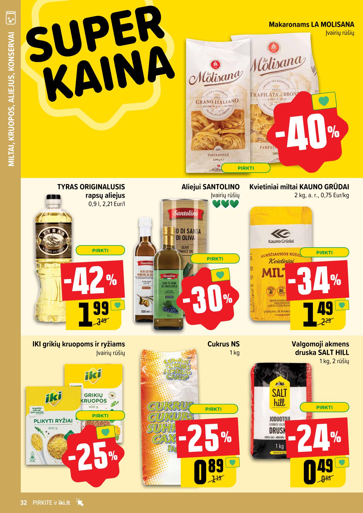 Naujausias IKI kaininis katalogas 2024.07.15 - 2024.07.21