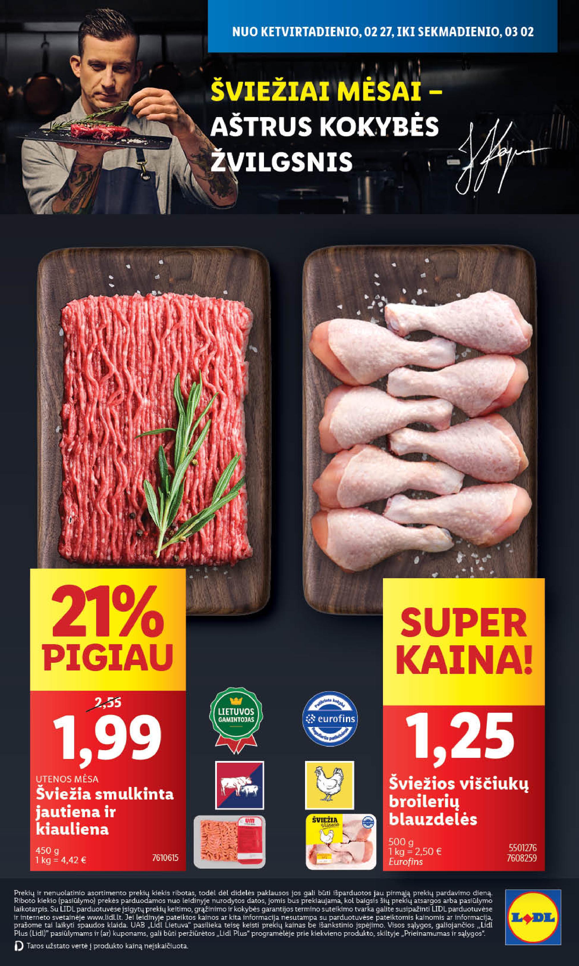 Naujausias LIDL kaininis katalogas 2025.02.24 - 2025.03.02
