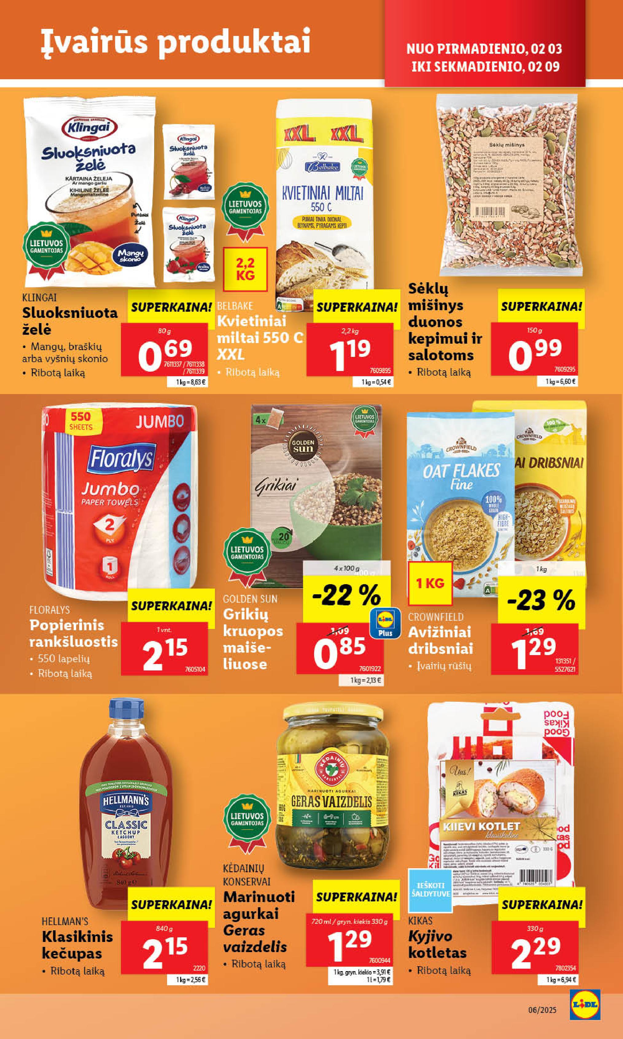 Naujausias LIDL kaininis katalogas 2025.02.03 - 2025.02.09