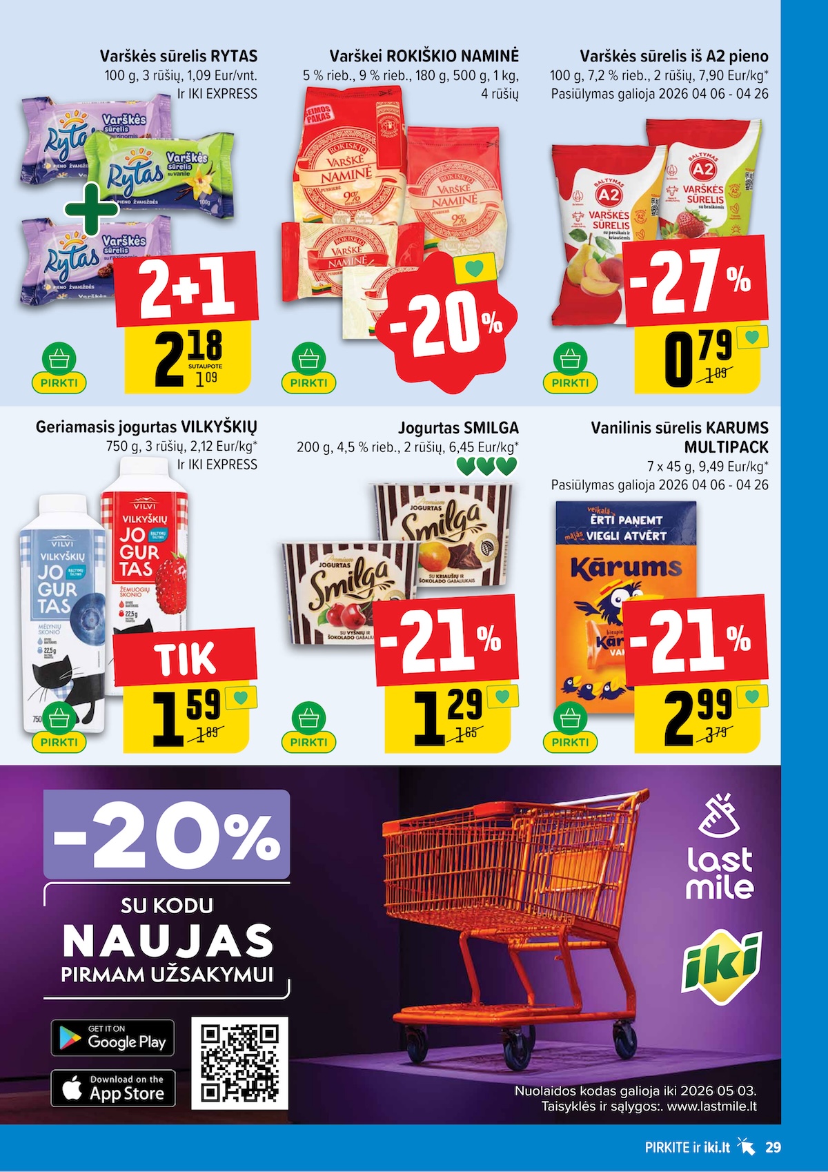 Naujausias IKI kaininis katalogas 2026.04.20 - 2026.04.26