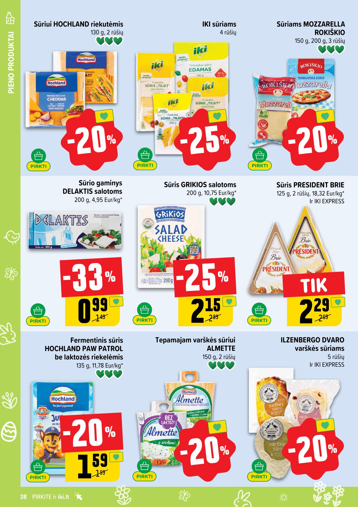 Naujausias IKI kaininis katalogas 2026.03.16 - 2026.03.22