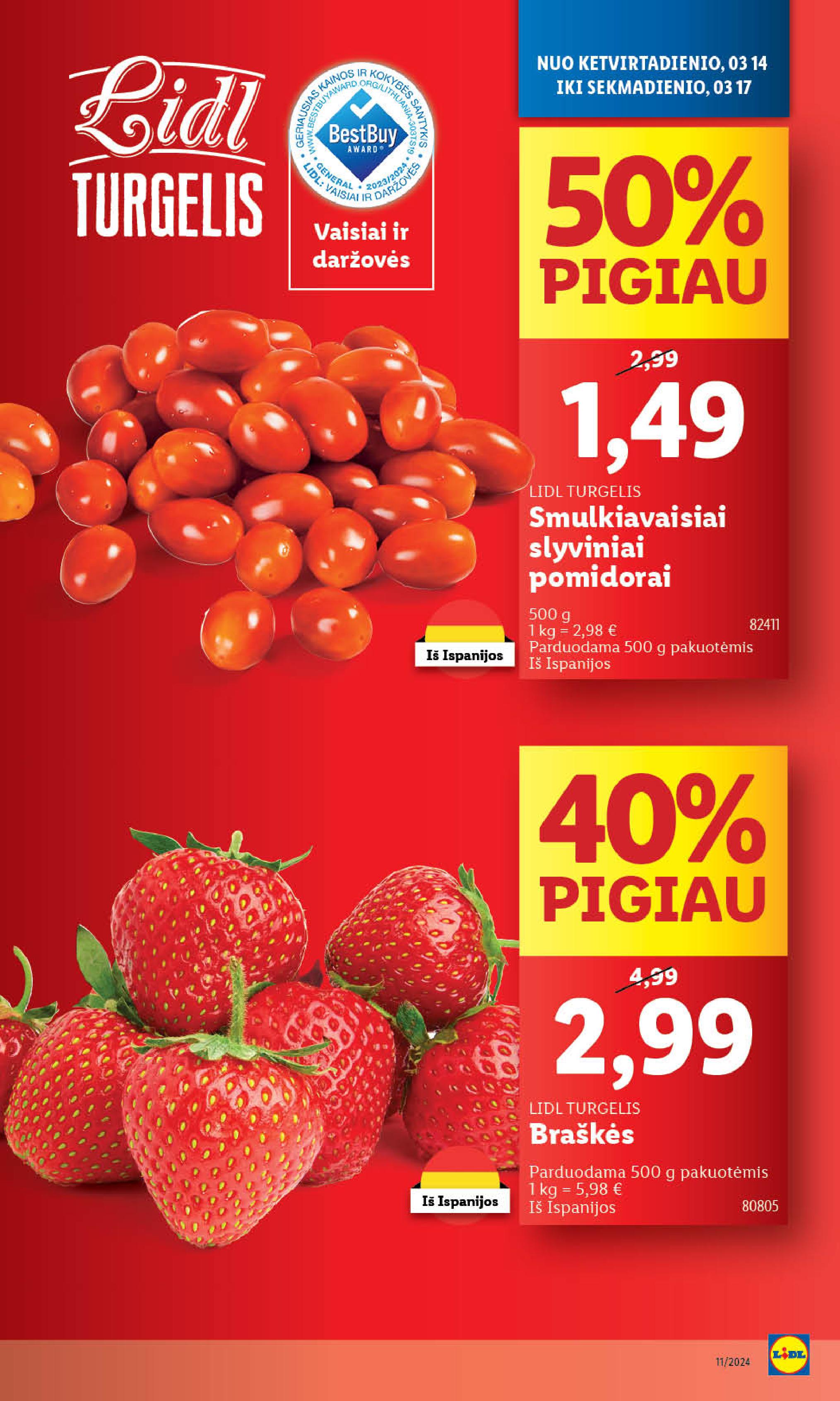 Naujausias LIDL kaininis katalogas 2024.03.11 - 2024.03.17