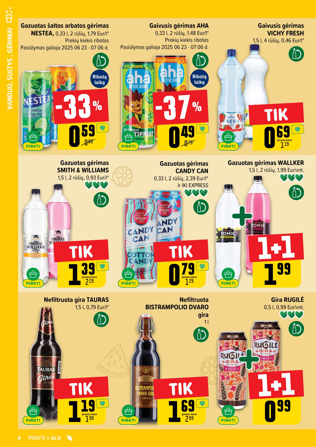 Naujausias IKI kaininis katalogas 2025.06.30 - 2025.07.06