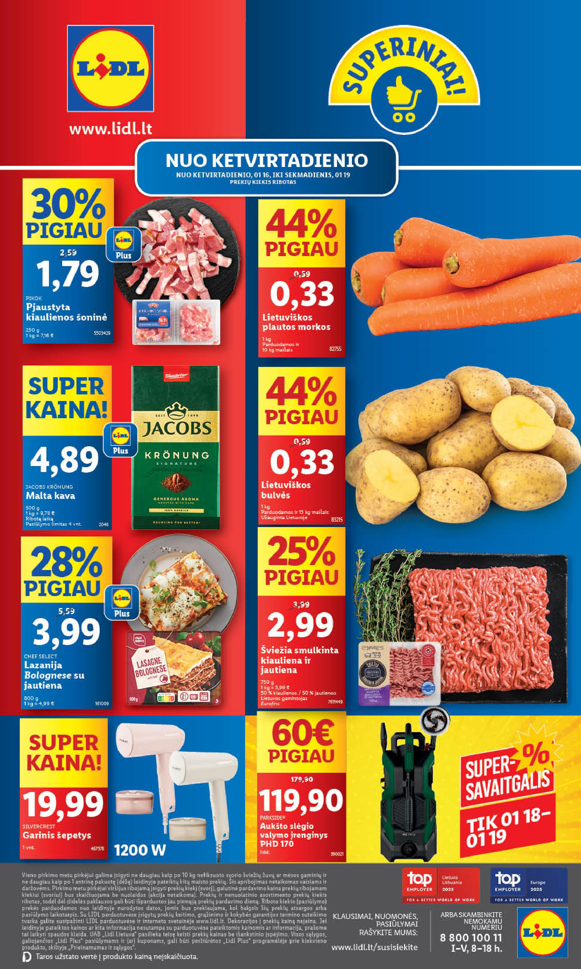 Naujausias LIDL kaininis katalogas 2025.01.13 - 2025.01.19
